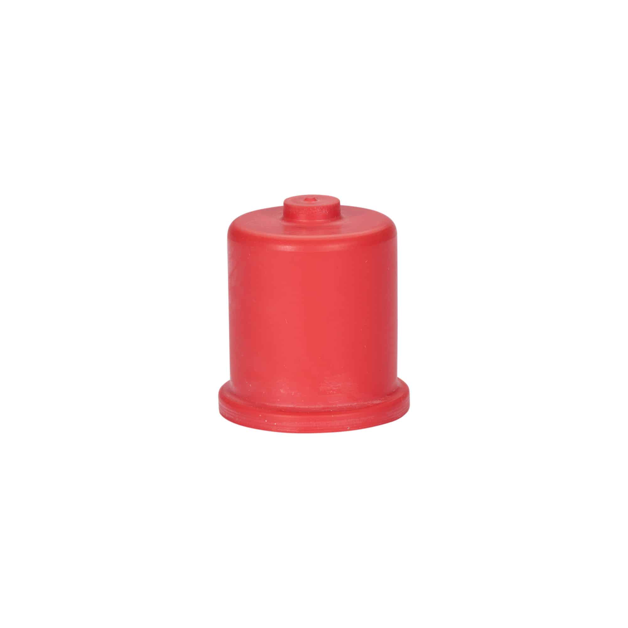 Cappellotto per mosto N. 4, gomma, rosso