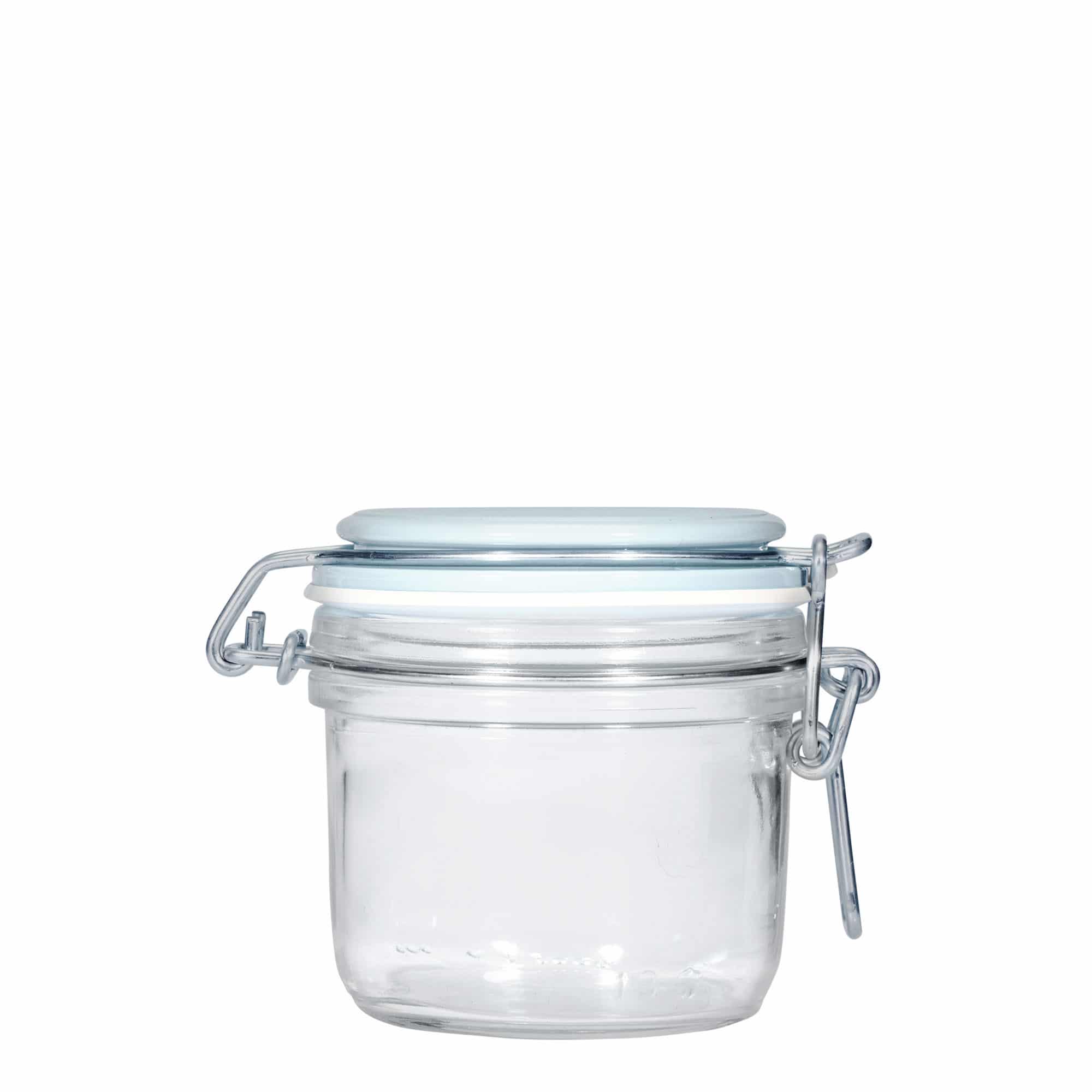 200 ml Barattolo ermetico 'Fido', vetro, blu, imboccatura: chiusura meccanica