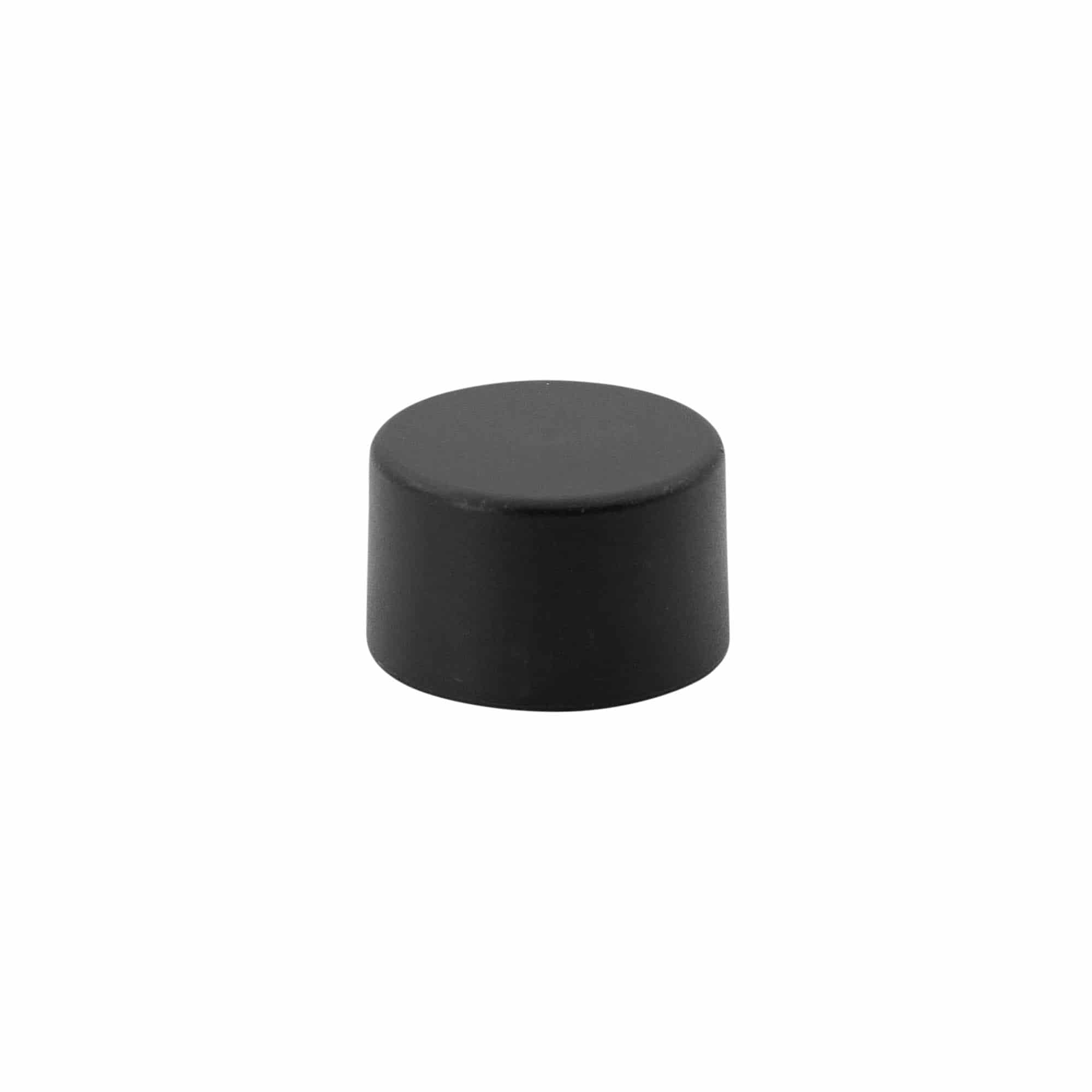 Tappo a vite, metallo-plastica, nero, per imboccatura: PP 28 Tappo a vite, metallo-plastica, nero, per imboccatura: PP 28