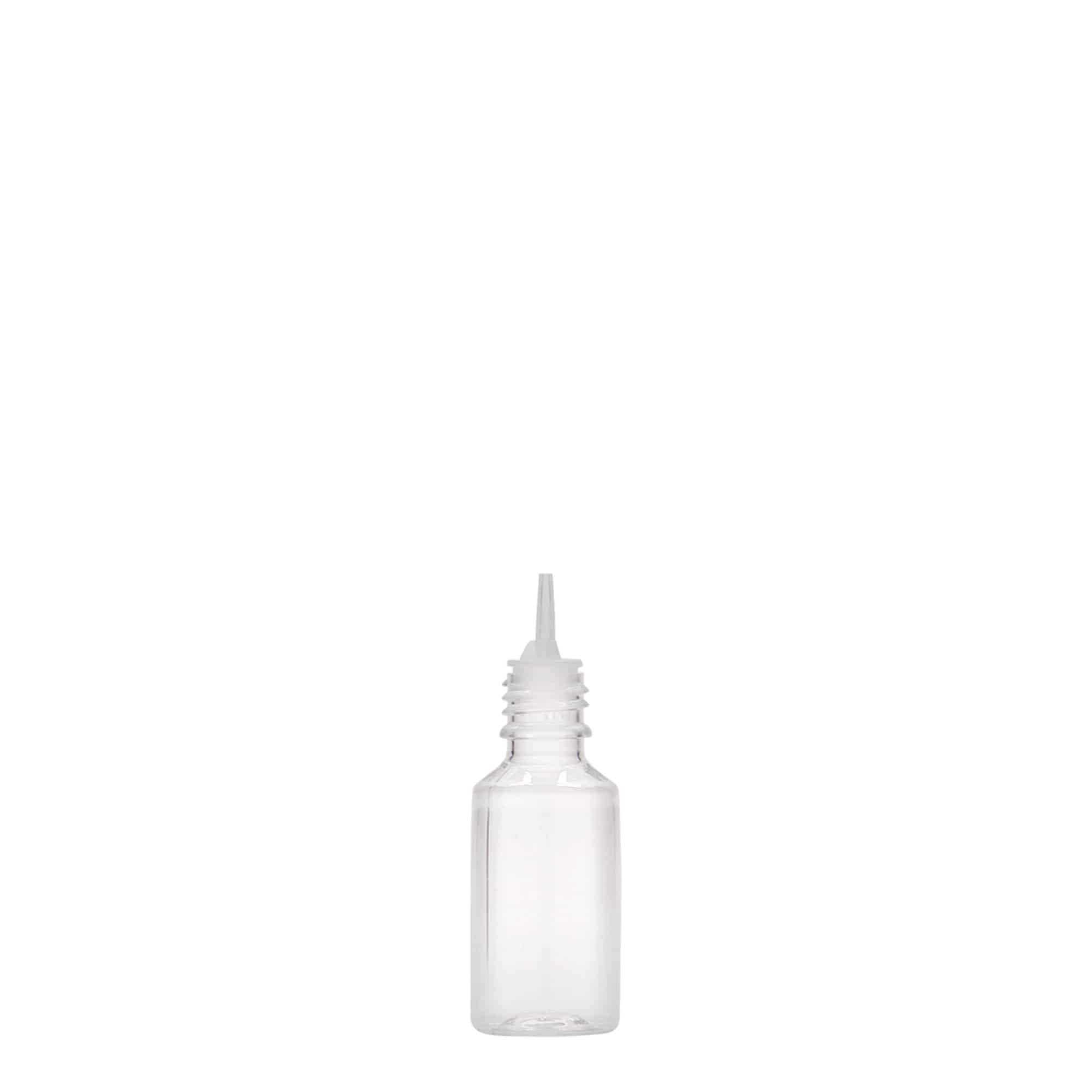 Bottiglia PET da 10 ml 'E-Liquid' con chiusura di qualità e sicurezza per bambini, plastica, bocca: chiusura a vite