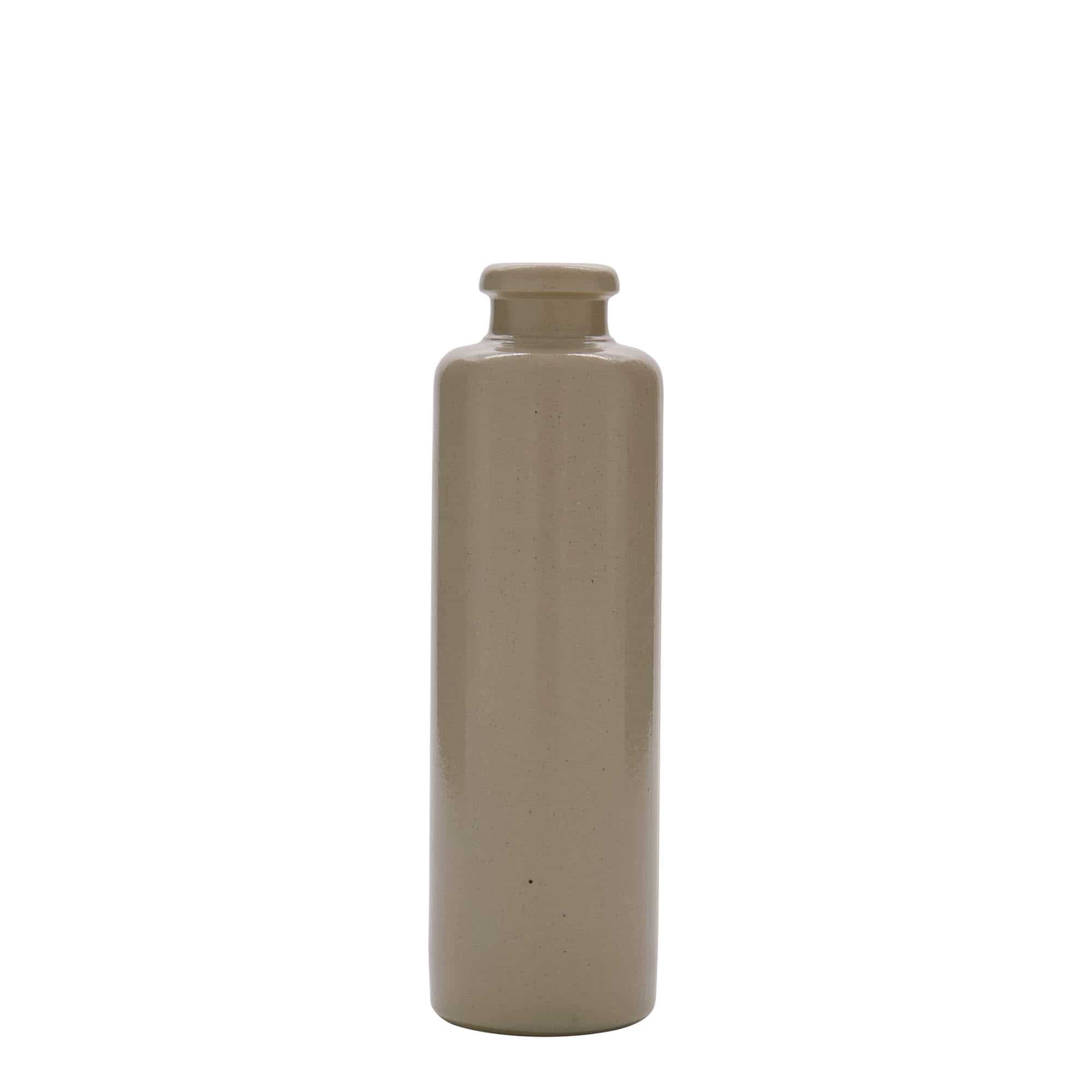 200 ml Bottiglia in ceramica, ceramica grès, beige, imboccatura: fascetta 200 ml Bottiglia in ceramica, ceramica grès, beige, imboccatura: fascetta