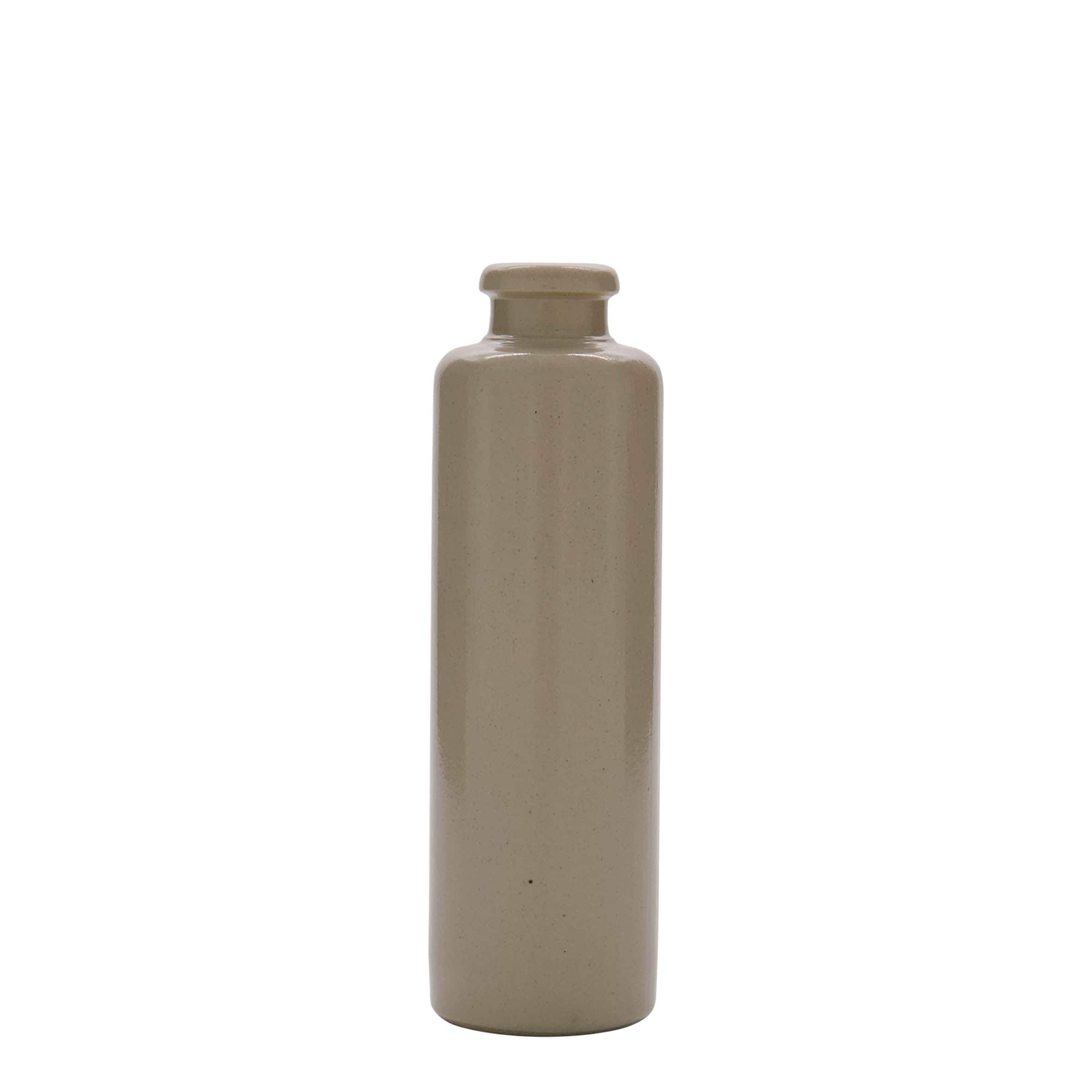 Boccale da 200 ml, gres, beige, bocca: sughero