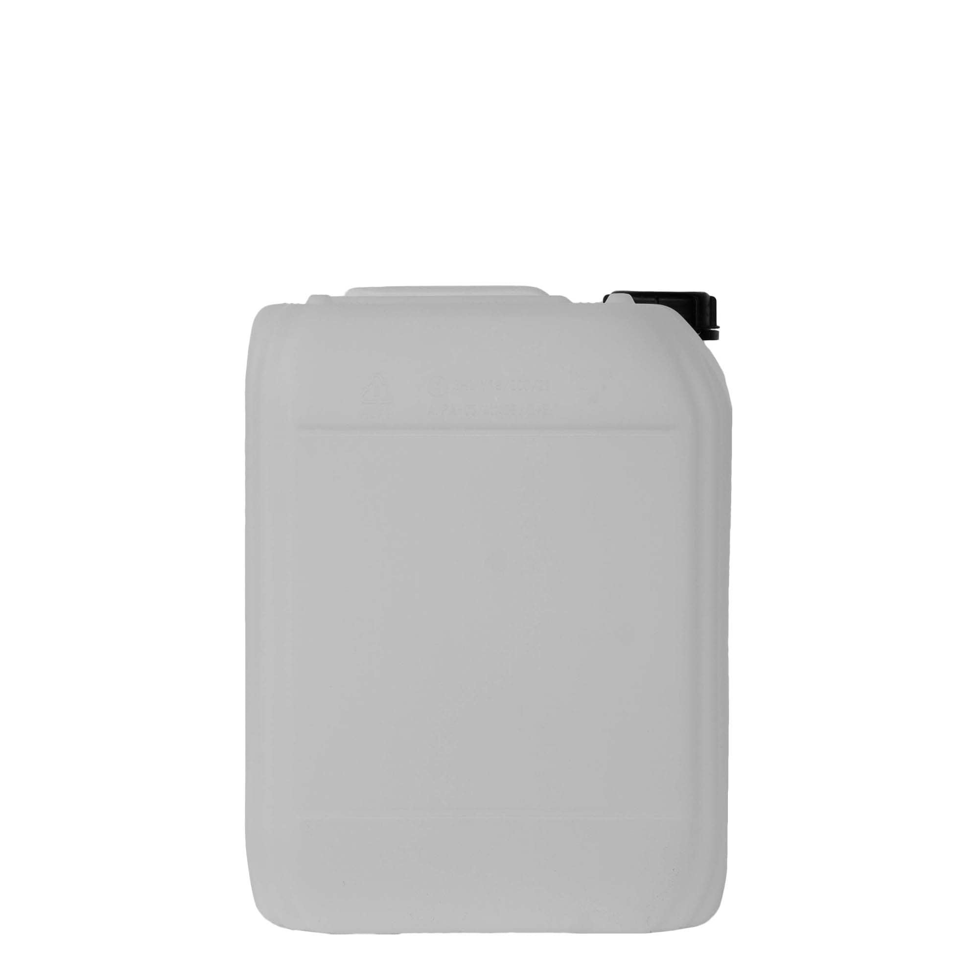 20 l tanica, rettangolare, plastica HDPE, naturale, bocca: ND 60