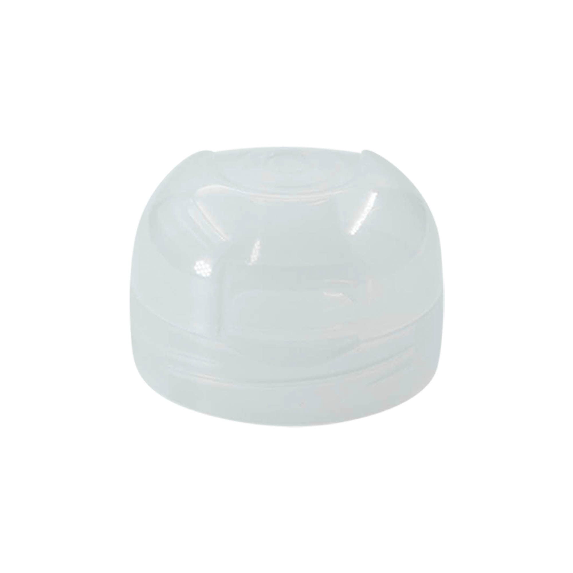 Tappo a vite con cerniera a ribalta Kavodrink, plastica PP, bianco