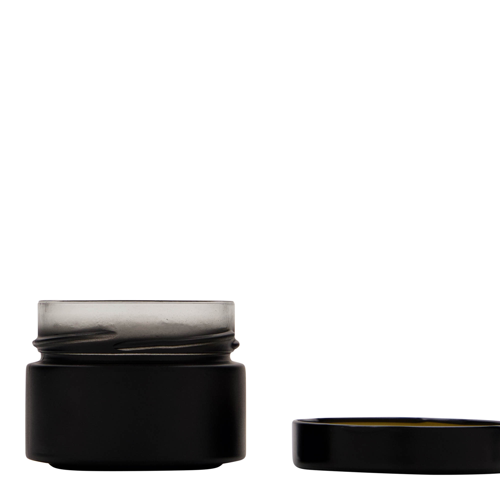 130 ml bicchiere rotondo 'Aurora', nero, bocca: Deep-Twist-Off (DTO 66)