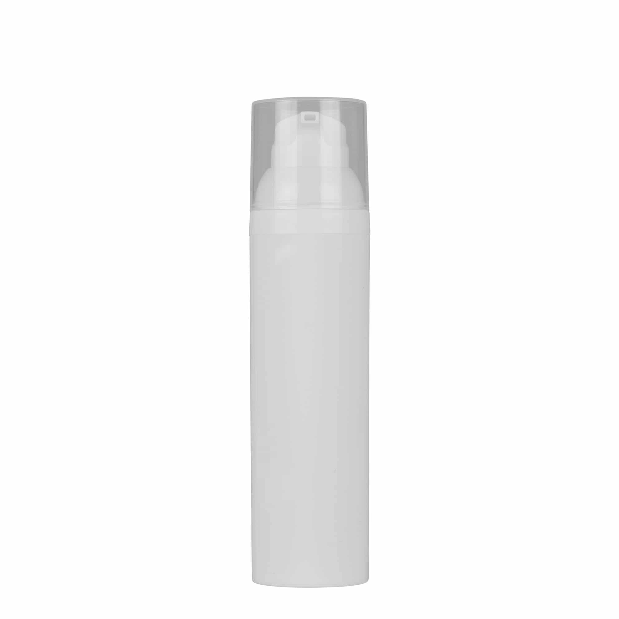 75 ml Flacone Airless 'Mezzo', plastica PP, bianco