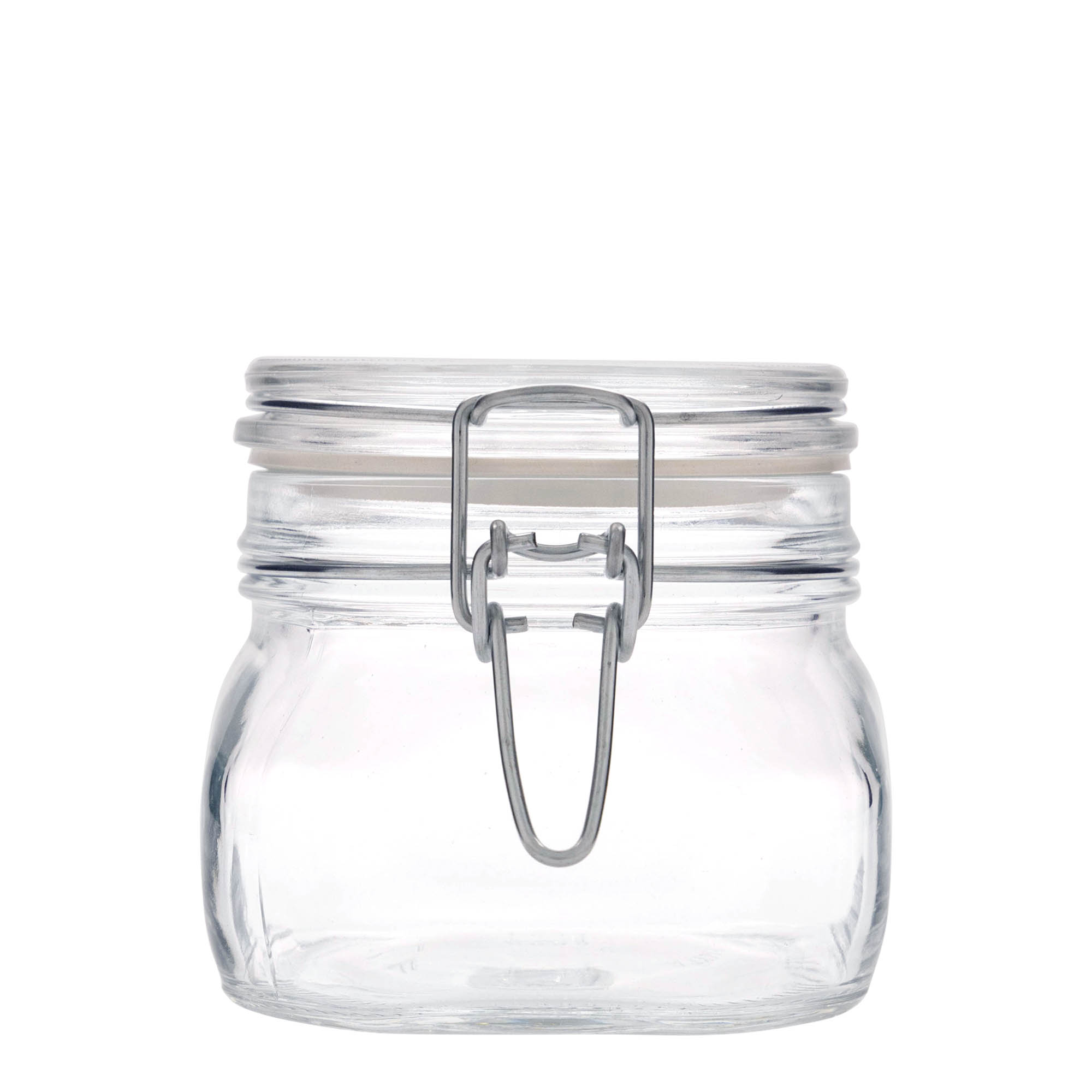 Barattolo con chiusura a filo 'Fido' da 500 ml, quadrato, bocca: chiusura a filo Barattolo con chiusura a filo 'Fido' da 500 ml, quadrato, bocca: chiusura a filo