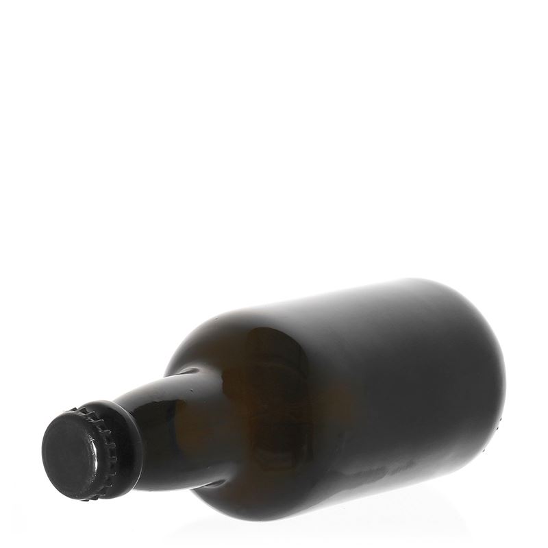 Bottiglia di birra 330 ml 'Era', vetro, verde antico, bocca: tappo corona