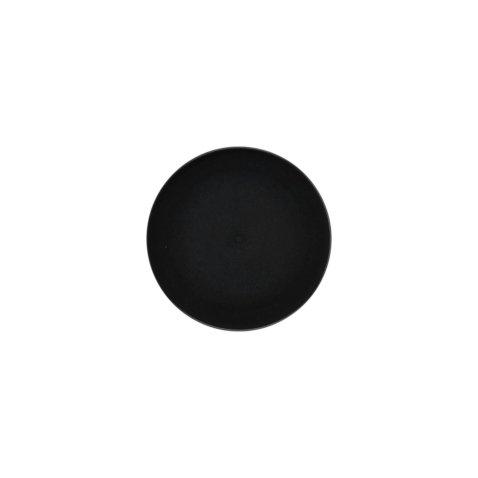 Tappo a vite per 50 ml 'Antonella', plastica PP, nero