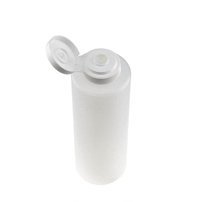 500 ml Bottiglia per salse, plastica LDPE, naturale, imboccatura: GPI 38/400