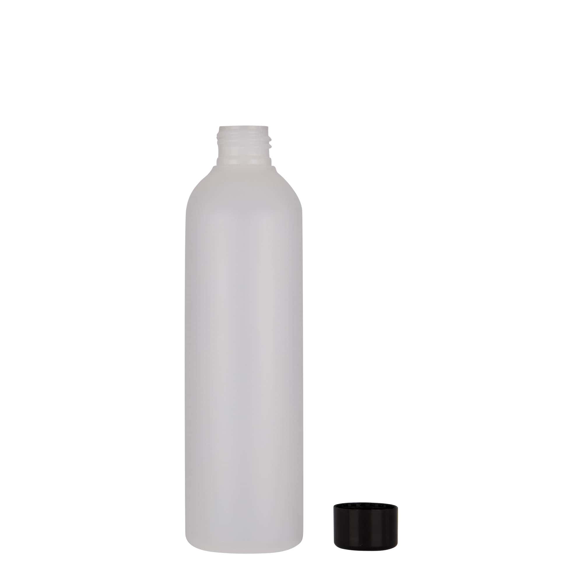 250 ml bottiglia in plastica 'Tuffy', HDPE, naturale, bocca: 24/410