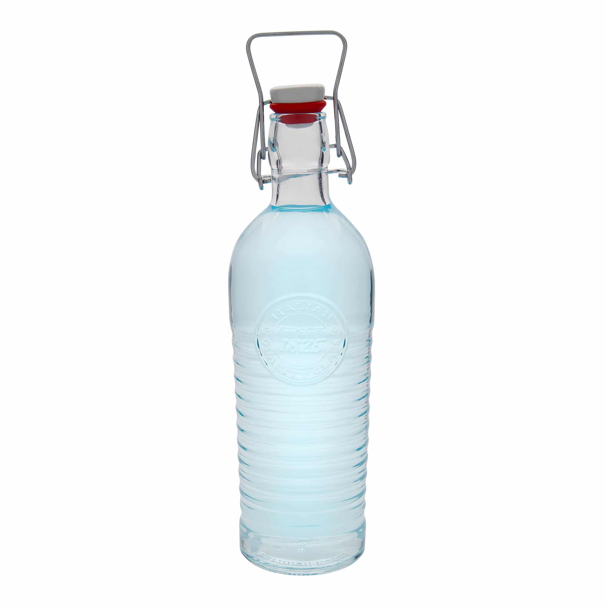 Bottiglia di vetro da 1.200 ml 'Officina 1825', bocca: chiusura a leva