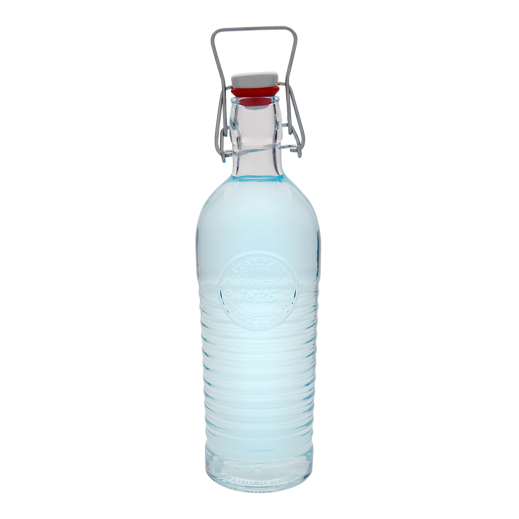 Bottiglia di vetro da 1.200 ml 'Officina 1825', bocca: chiusura a leva