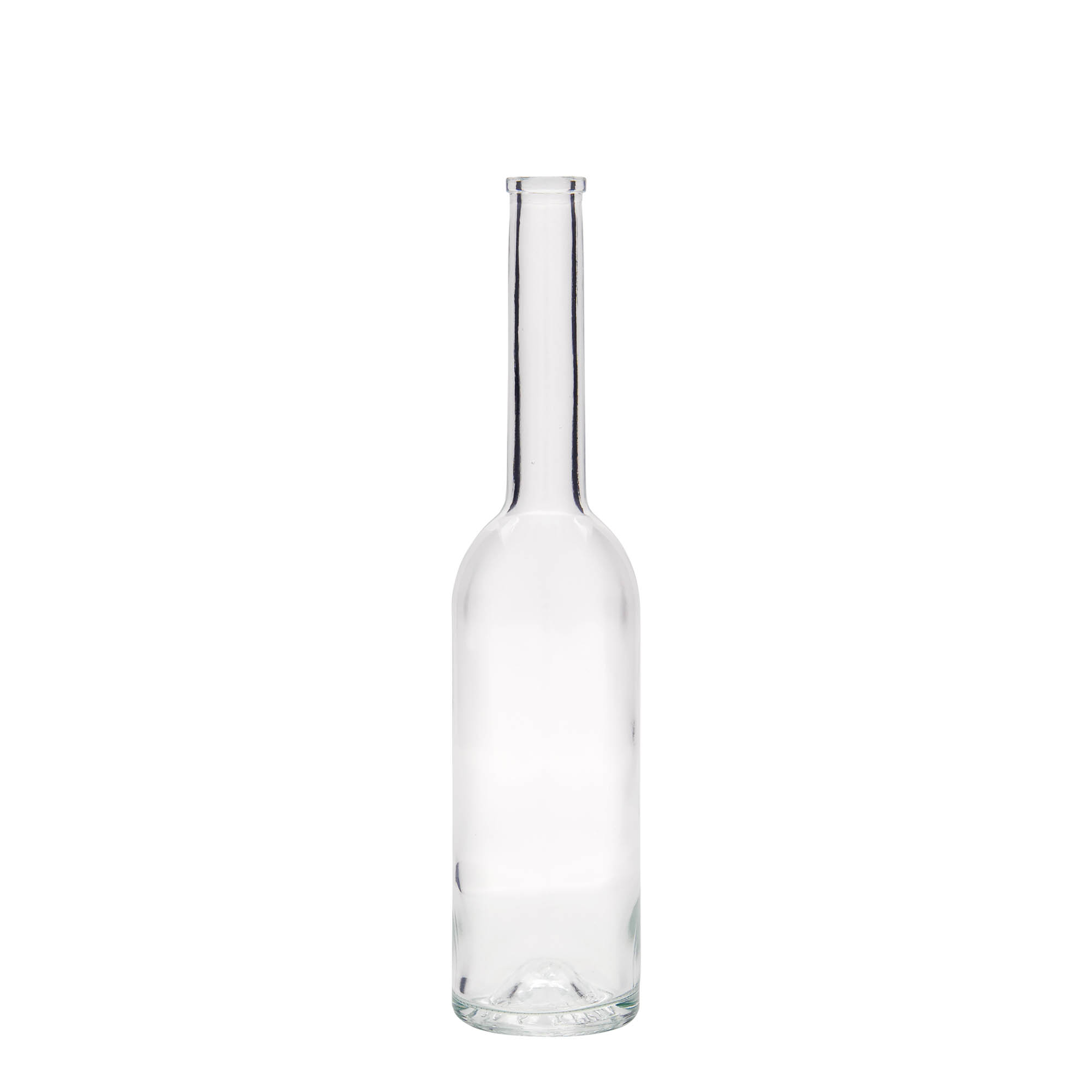 Bottiglia di vetro da 200 ml 'Opera, bocca: sughero' Bottiglia di vetro da 200 ml 'Opera, bocca: sughero'