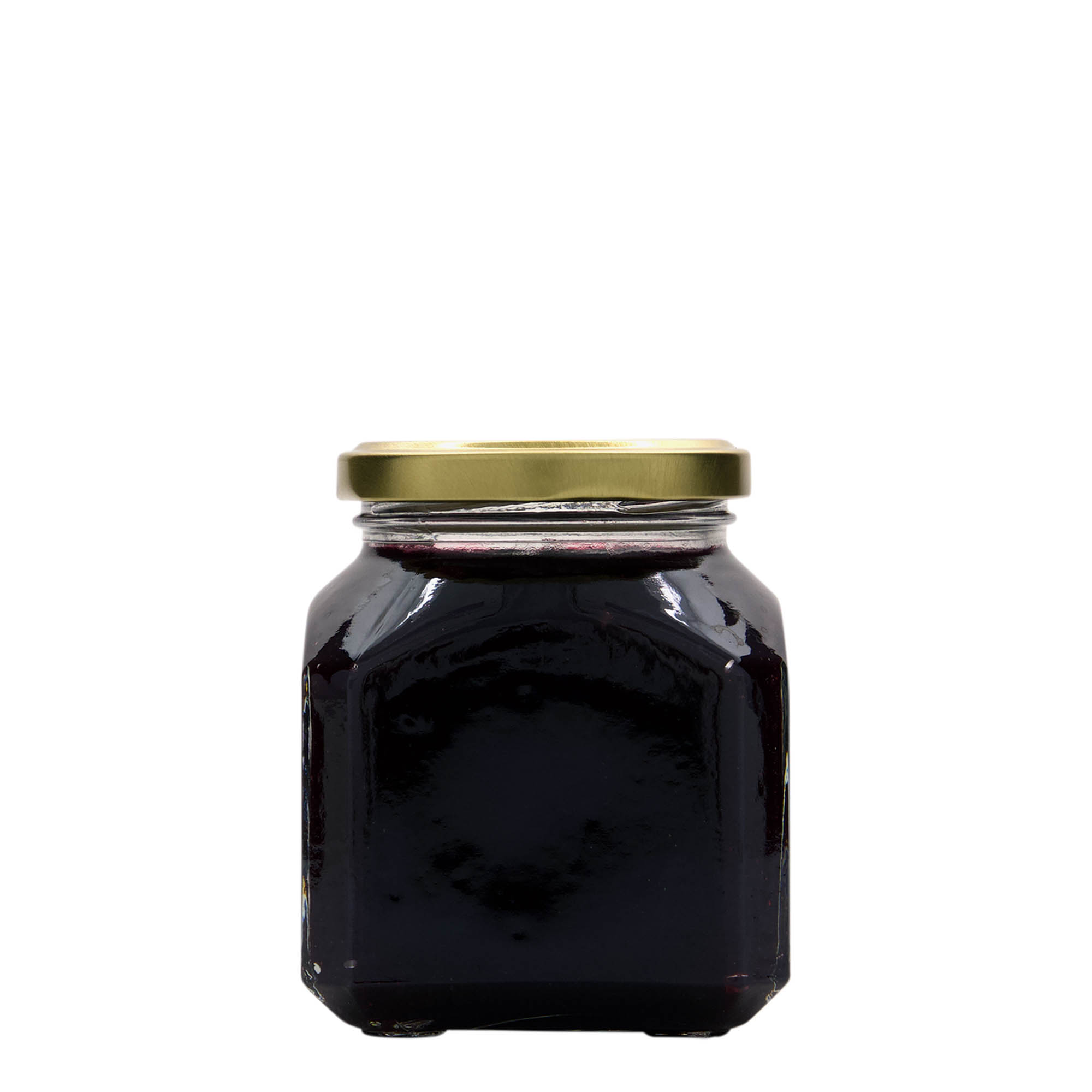 314 ml barattolo quadrato 'Milano', bocca: Twist-Off (TO 63)