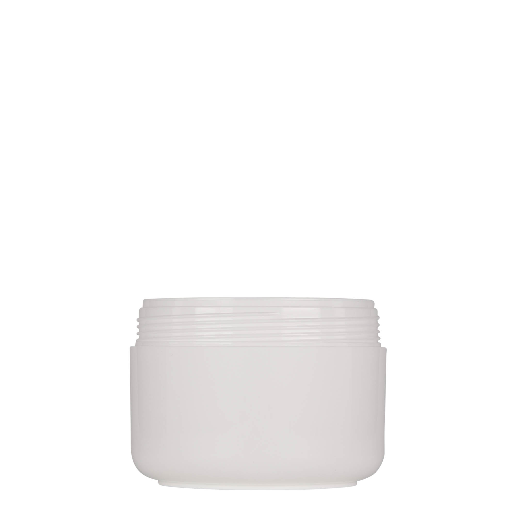200 ml barattolo in plastica 'Bianca', PP, bianco, bocca: chiusura a vite 200 ml barattolo in plastica 'Bianca', PP, bianco, bocca: chiusura a vite