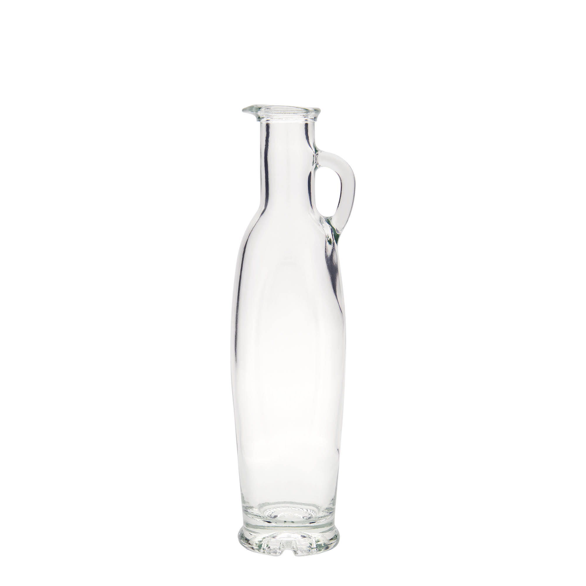 250 ml Bottiglia di vetro 'Simona', imboccatura: fascetta 250 ml Bottiglia di vetro 'Simona', imboccatura: fascetta