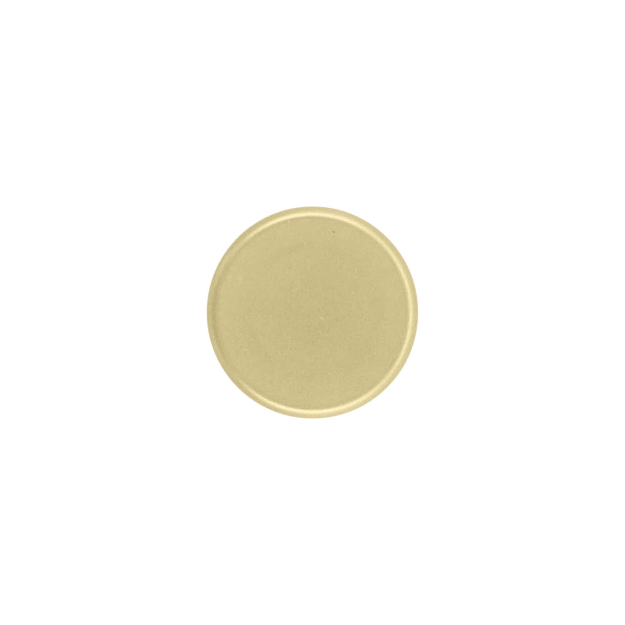 Tappo con impugnatura in sughero 19 mm, plastica, oro, per bocca: sughero