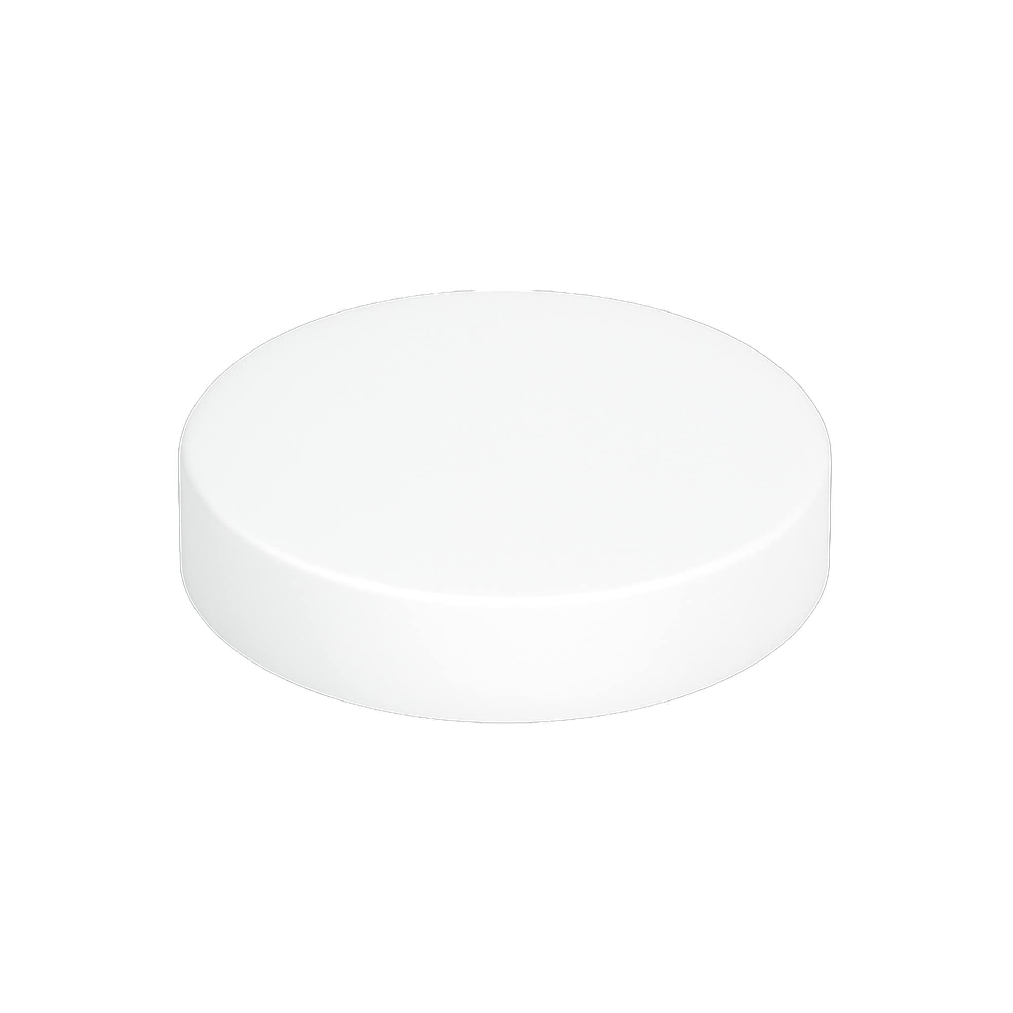 Tappo a vite per 120 ml 'Brown Line', plastica HPM, bianco