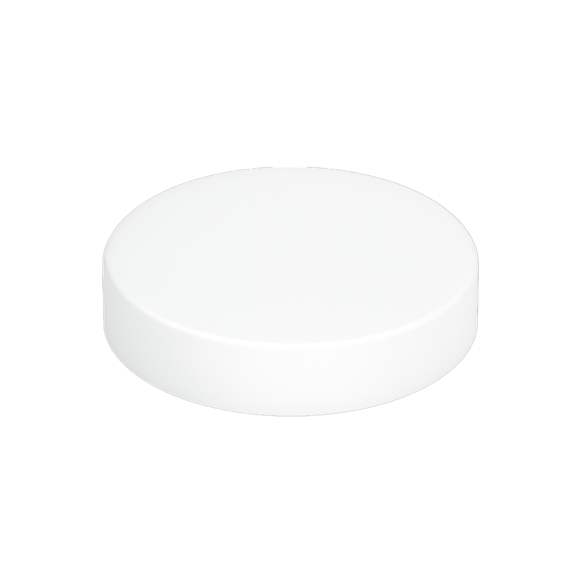 Tappo a vite per 120 ml 'Brown Line', plastica HPM, bianco Tappo a vite per 120 ml 'Brown Line', plastica HPM, bianco