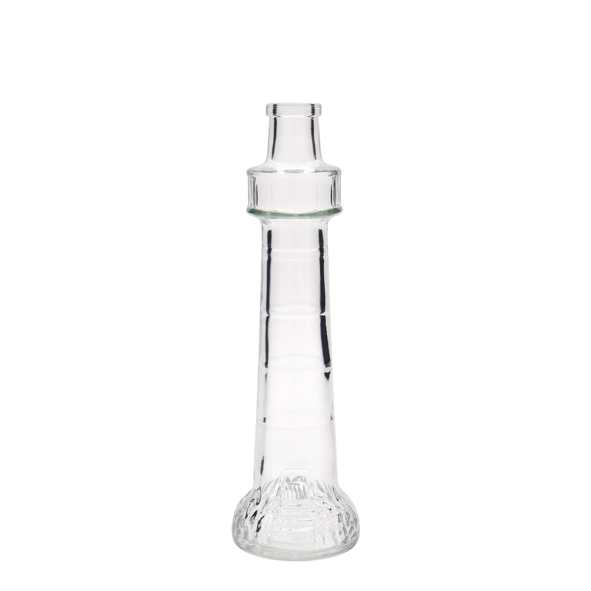 Bottiglia di vetro da 200 ml 'Leuchtturm', bocca: sughero Bottiglia di vetro da 200 ml 'Leuchtturm', bocca: sughero