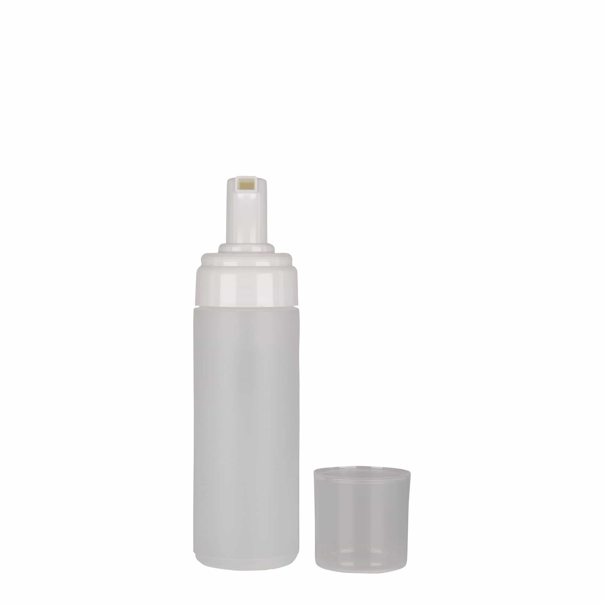 Flacone dosatore da 150 ml 'Foamer', plastica PE, naturale, bocca: chiusura a vite Flacone dosatore da 150 ml 'Foamer', plastica PE, naturale, bocca: chiusura a vite