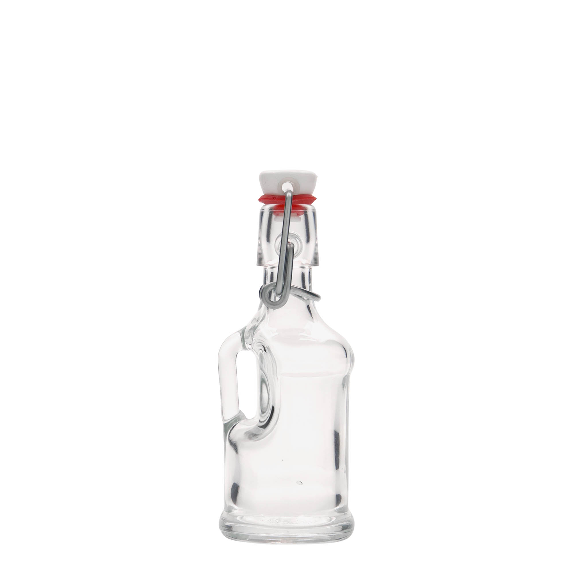 Bottiglia di vetro da 40 ml 'Classica', bocca: chiusura a gancio Bottiglia di vetro da 40 ml 'Classica', bocca: chiusura a gancio