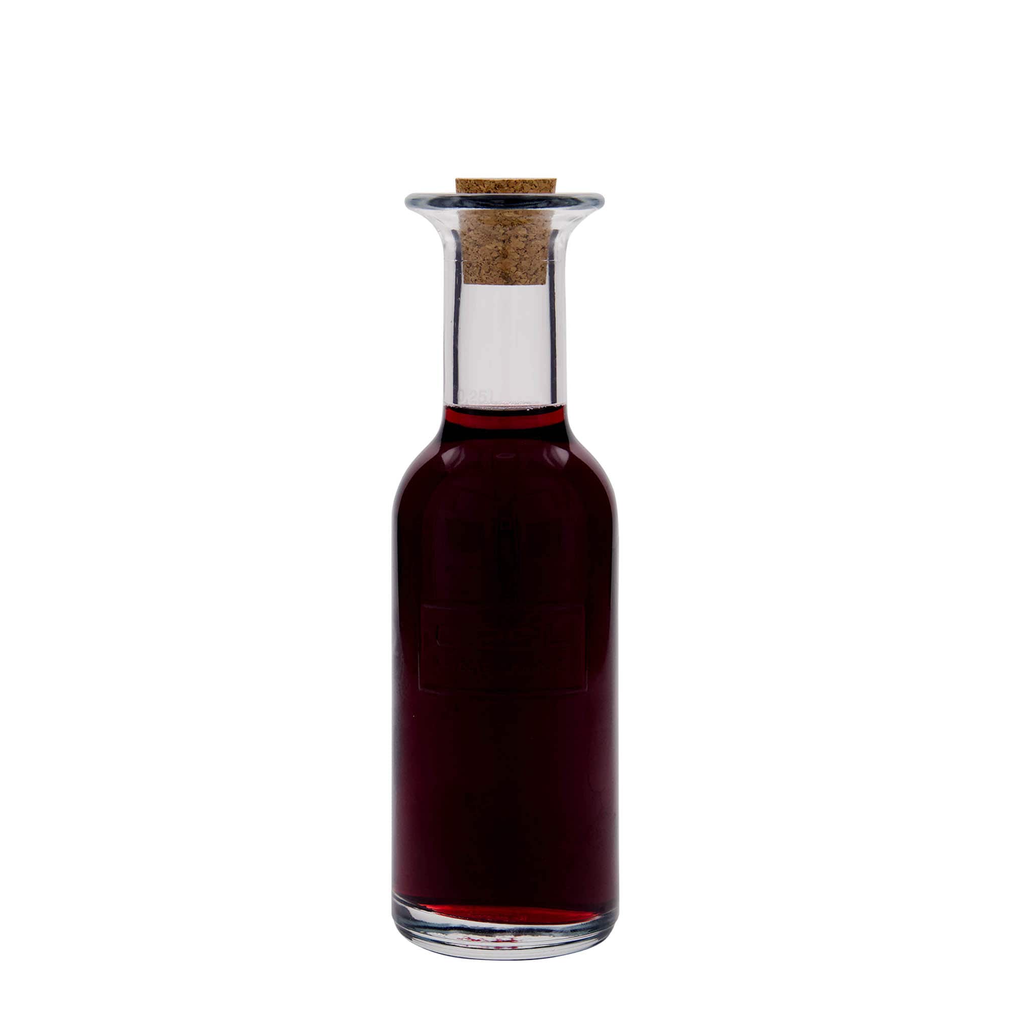 Bottiglia di vetro da 250 ml 'Optima Fine Wine', bocca: sughero