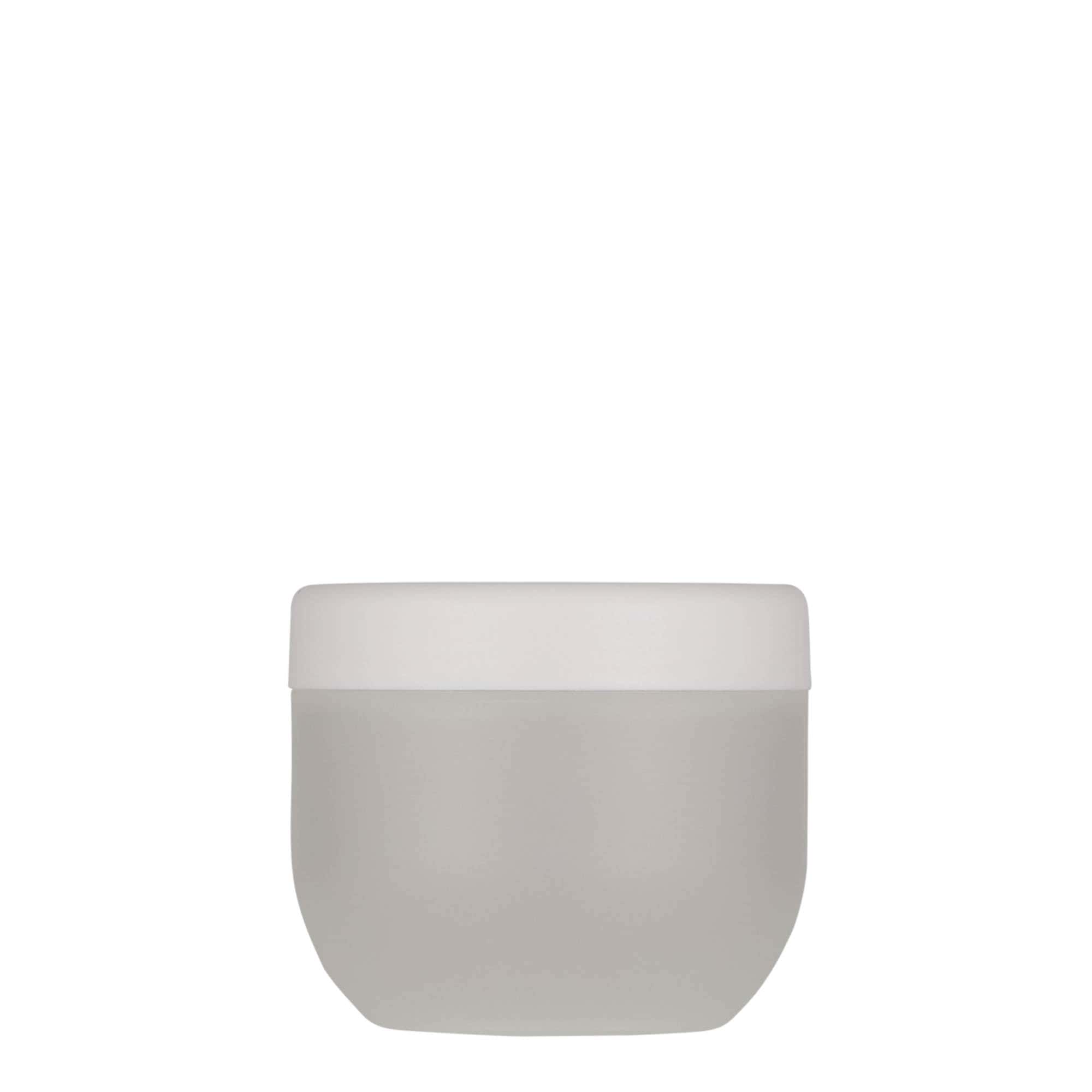 100 ml barattolo in plastica 'Magic', PP, naturale, apertura: chiusura a vite