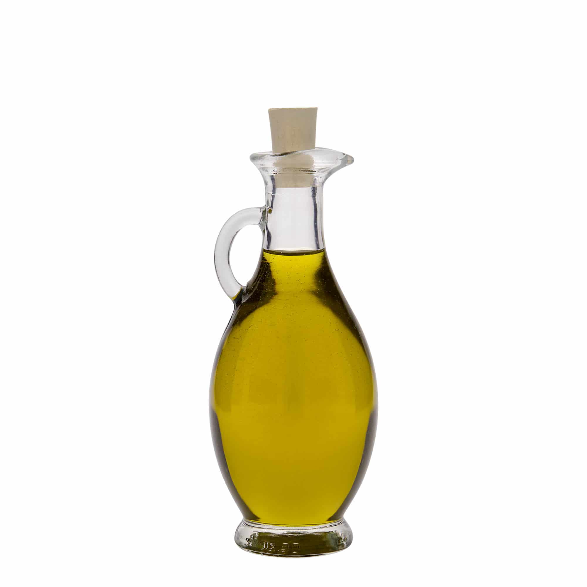 250 ml Bottiglia olio/aceto 'Egizia', vetro, imboccatura: fascetta