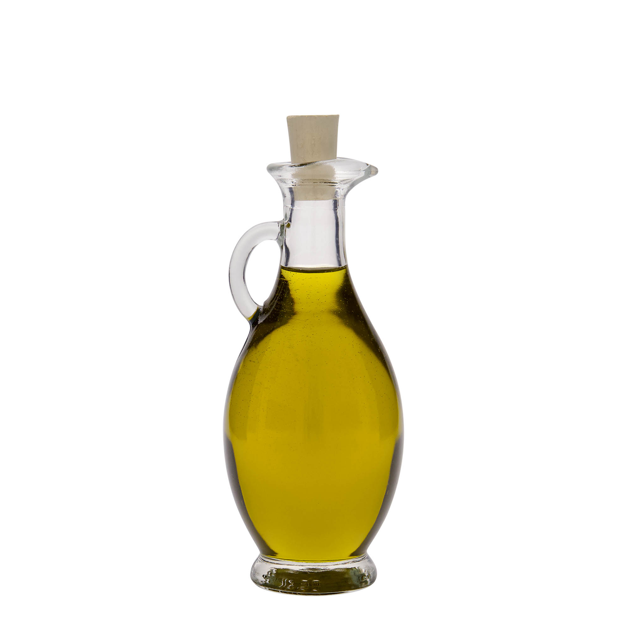 Bottiglia da 250 ml per aceto/olio 'Egizia', bocca: sughero
