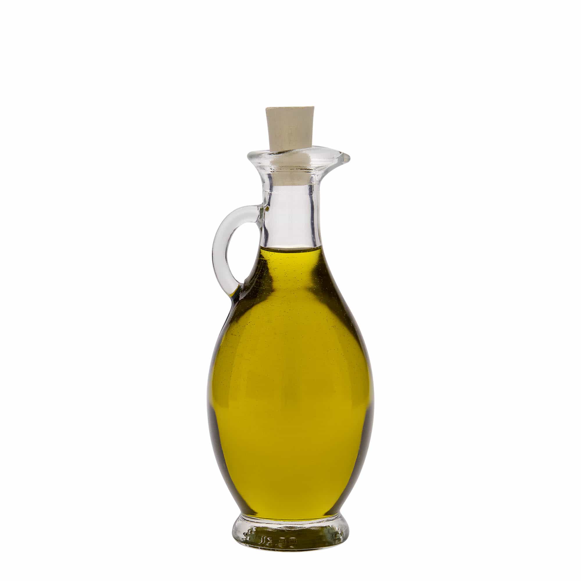 Bottiglia da 250 ml per aceto/olio 'Egizia', bocca: sughero