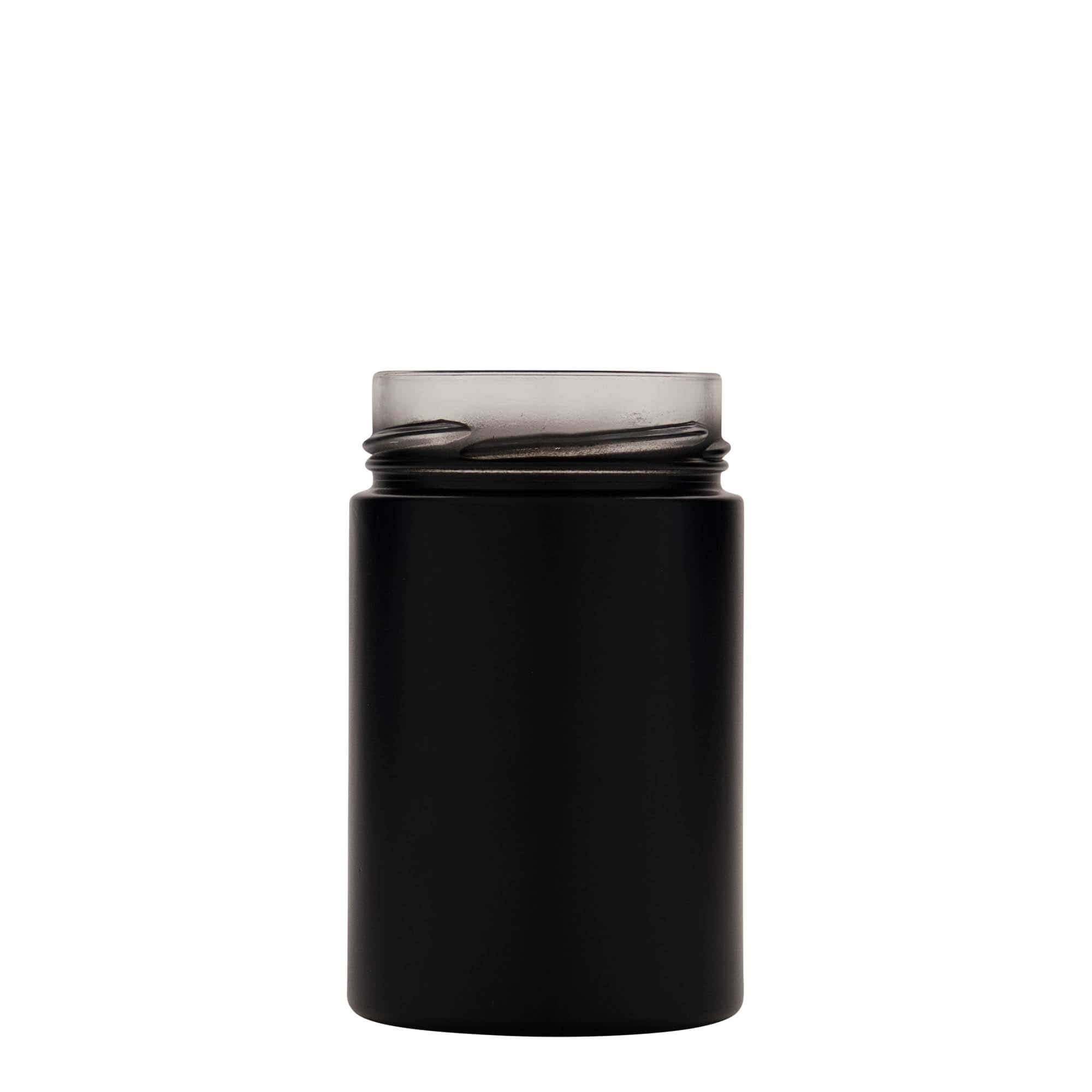 327 ml vaso rotondo 'Aurora', nero, bocca: Deep-Twist-Off (DTO 66)