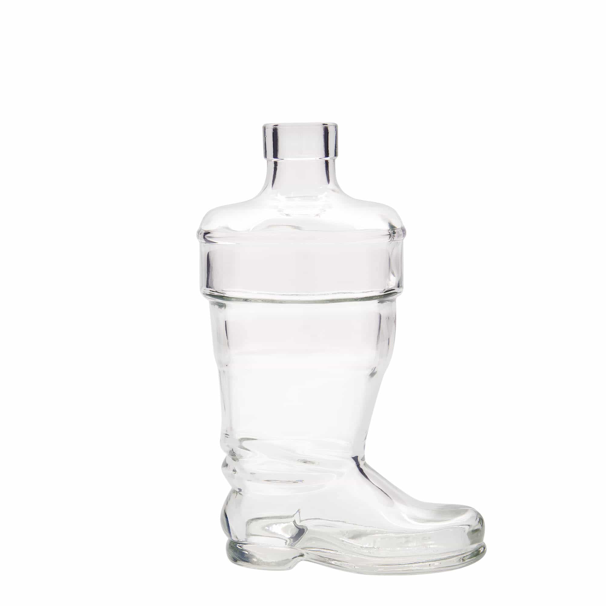 350 ml Bottiglia di vetro 'Stivale', imboccatura: fascetta
