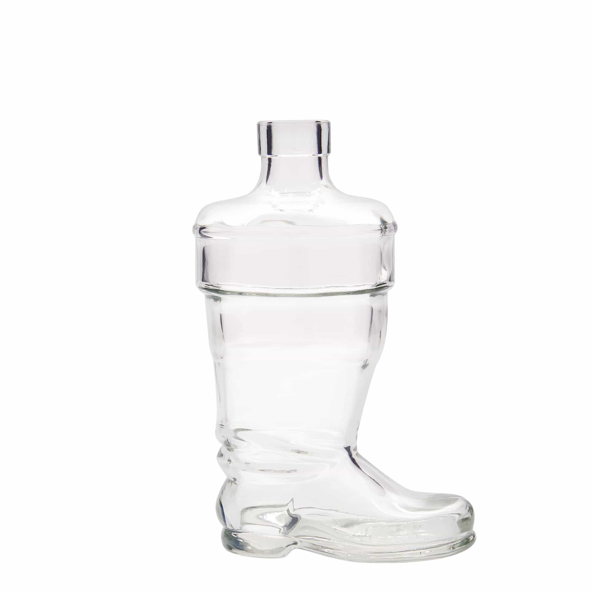 350 ml Bottiglia di vetro 'Stivale', imboccatura: fascetta 350 ml Bottiglia di vetro 'Stivale', imboccatura: fascetta