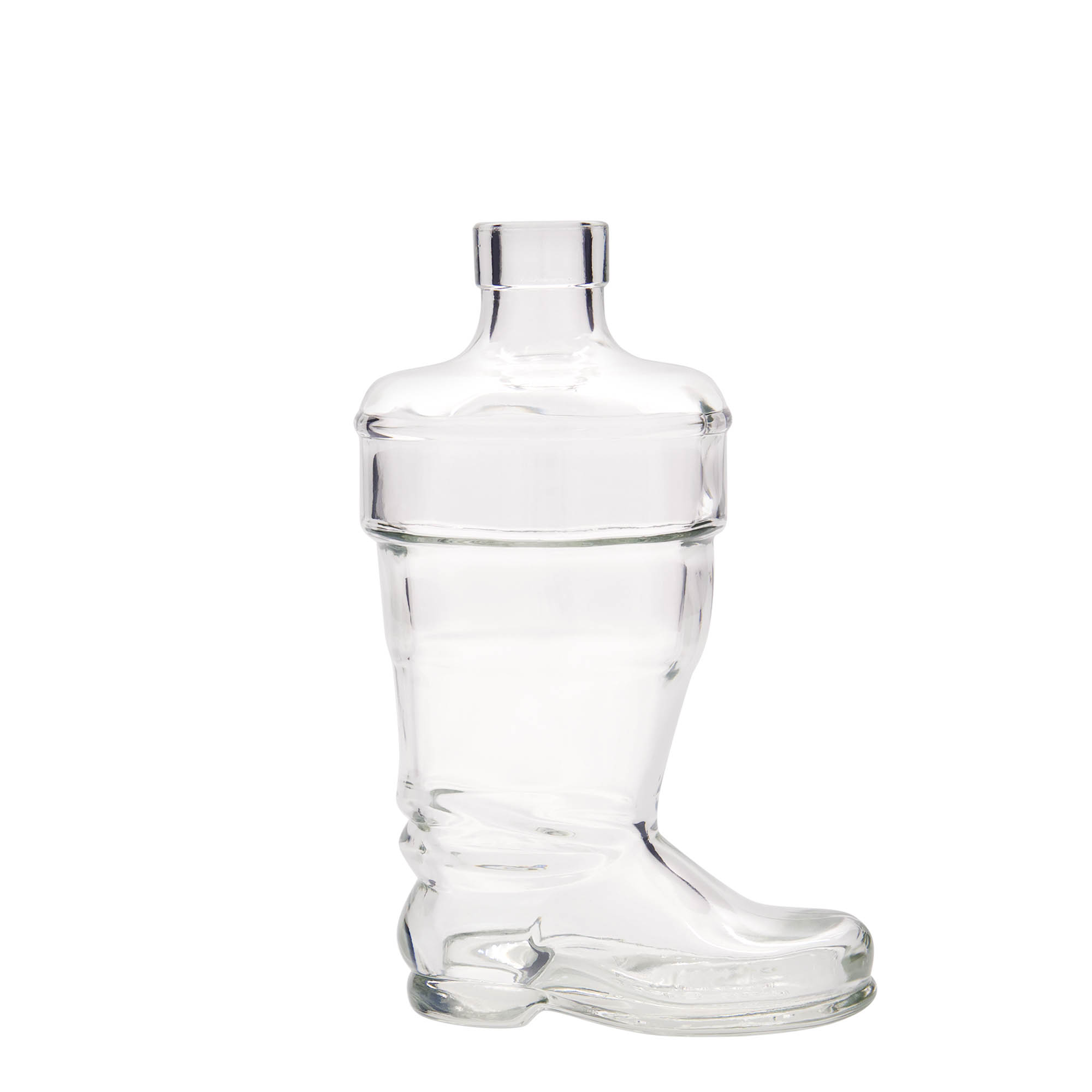 Bottiglia di vetro da 350 ml 'Stivale', bocca: sughero Bottiglia di vetro da 350 ml 'Stivale', bocca: sughero