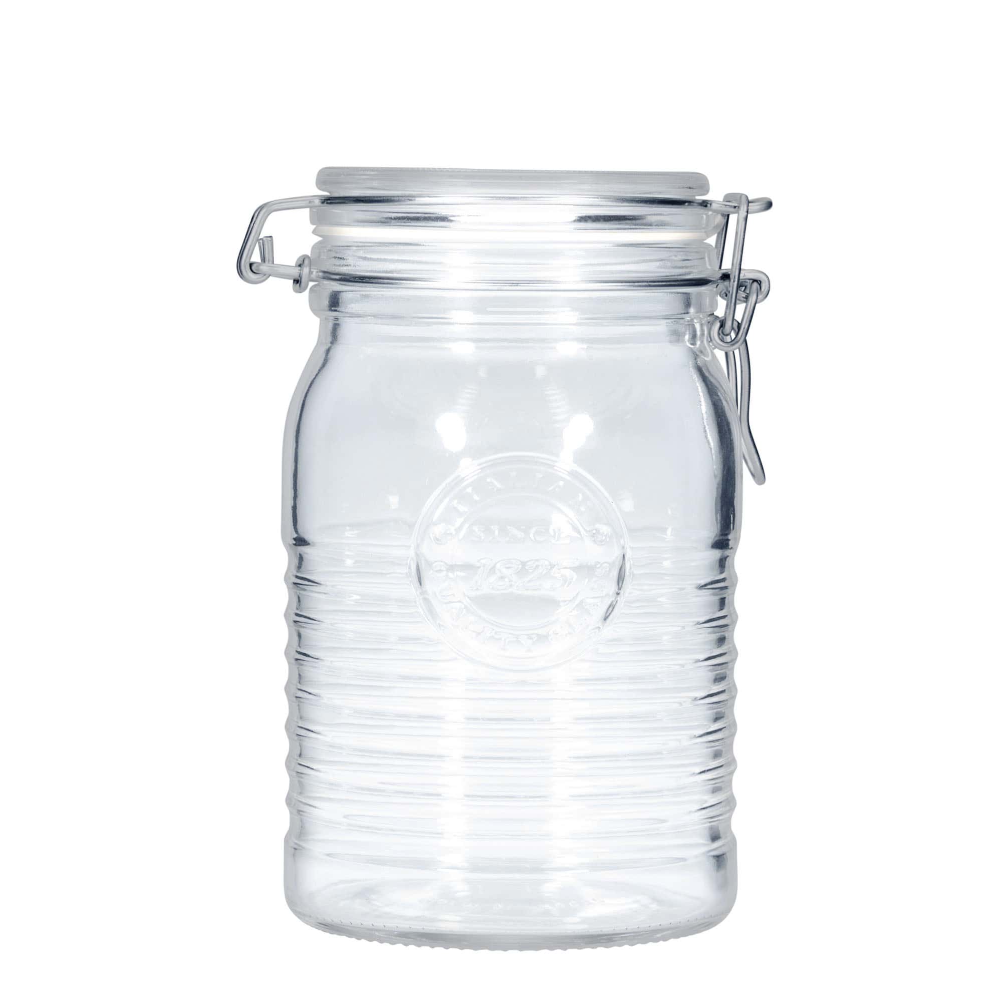1.000 ml Barattolo ermetico 'Officina 1825', vetro, imboccatura: chiusura meccanica