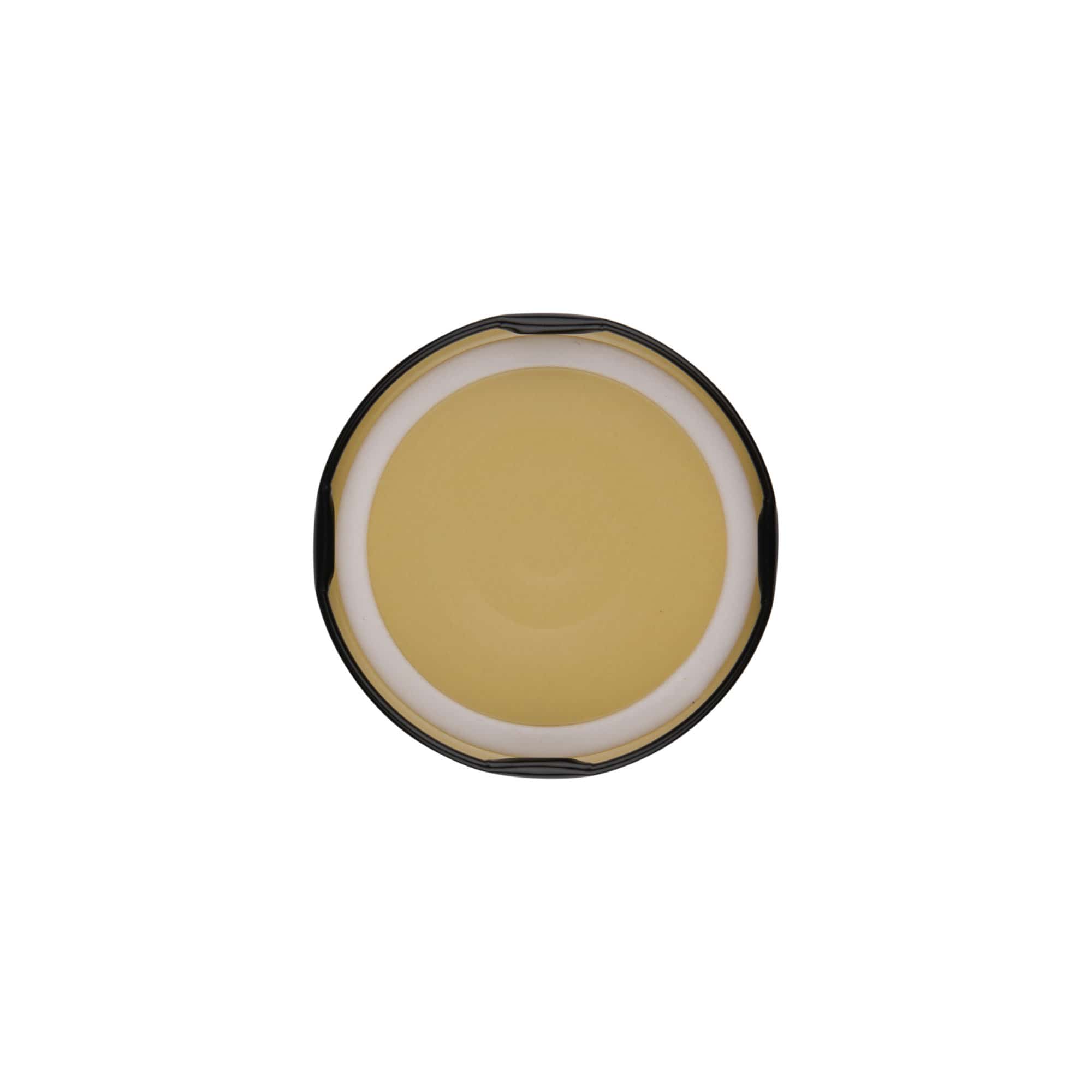 Tappo Twist-Off, lamina bianca, nero, per bocca: TO 66