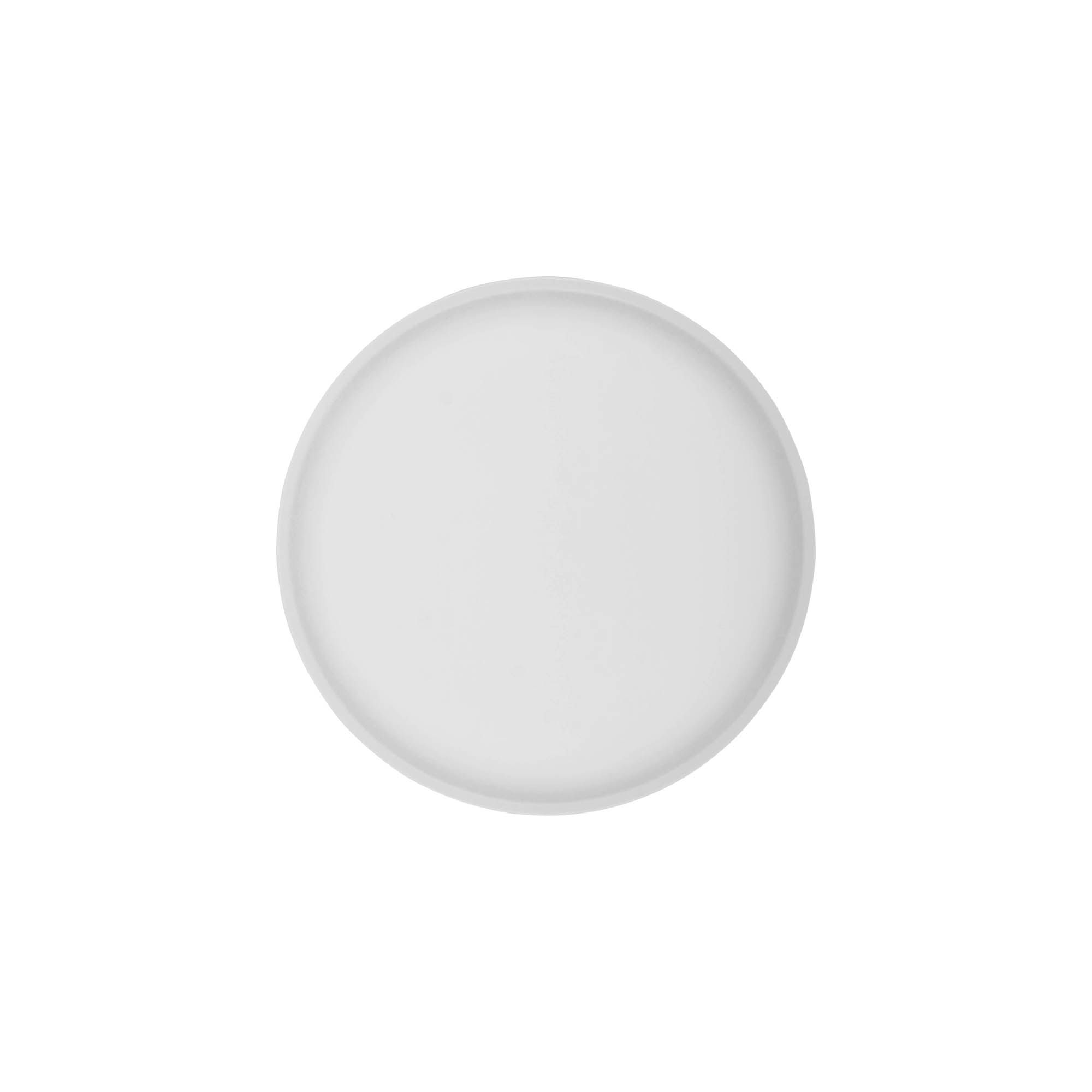 Tappo a vite 'Clear/Platinum Edition', plastica PP, bianco, per imboccatura: 70/2P