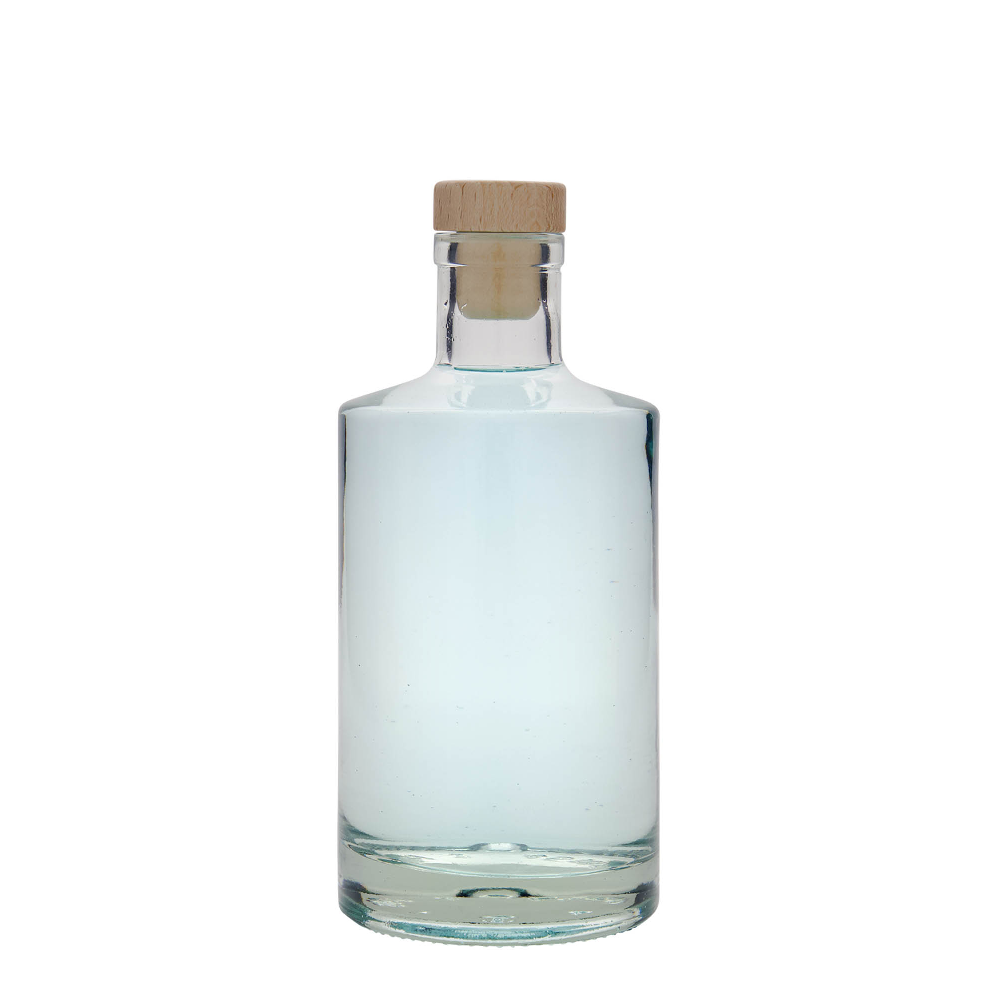 Bottiglia di vetro da 500 ml 'Caroline', bocca: tappo di sughero Bottiglia di vetro da 500 ml 'Caroline', bocca: tappo di sughero