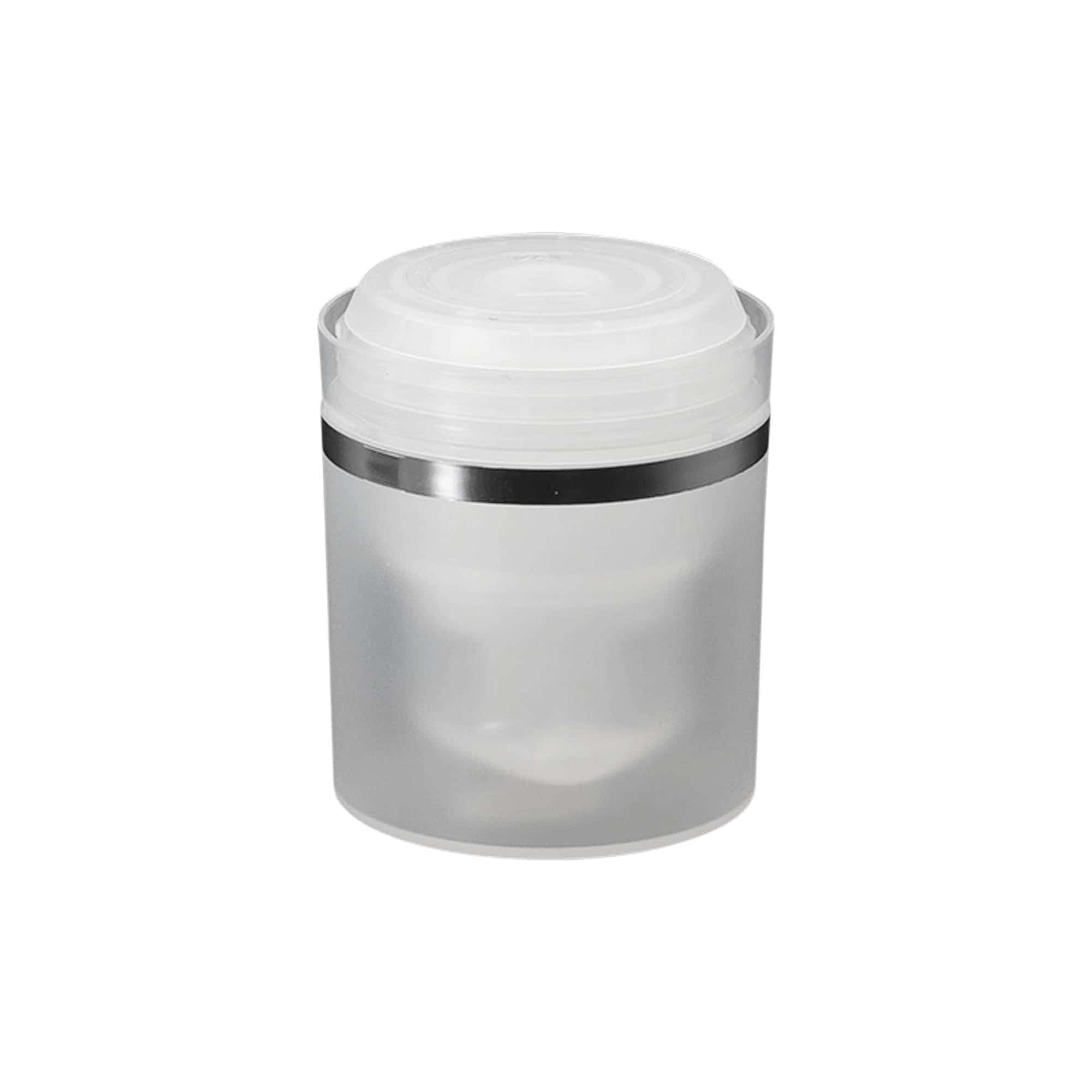 Dispenser a pompa Airless, 'Mezzo', plastica PP, naturale
