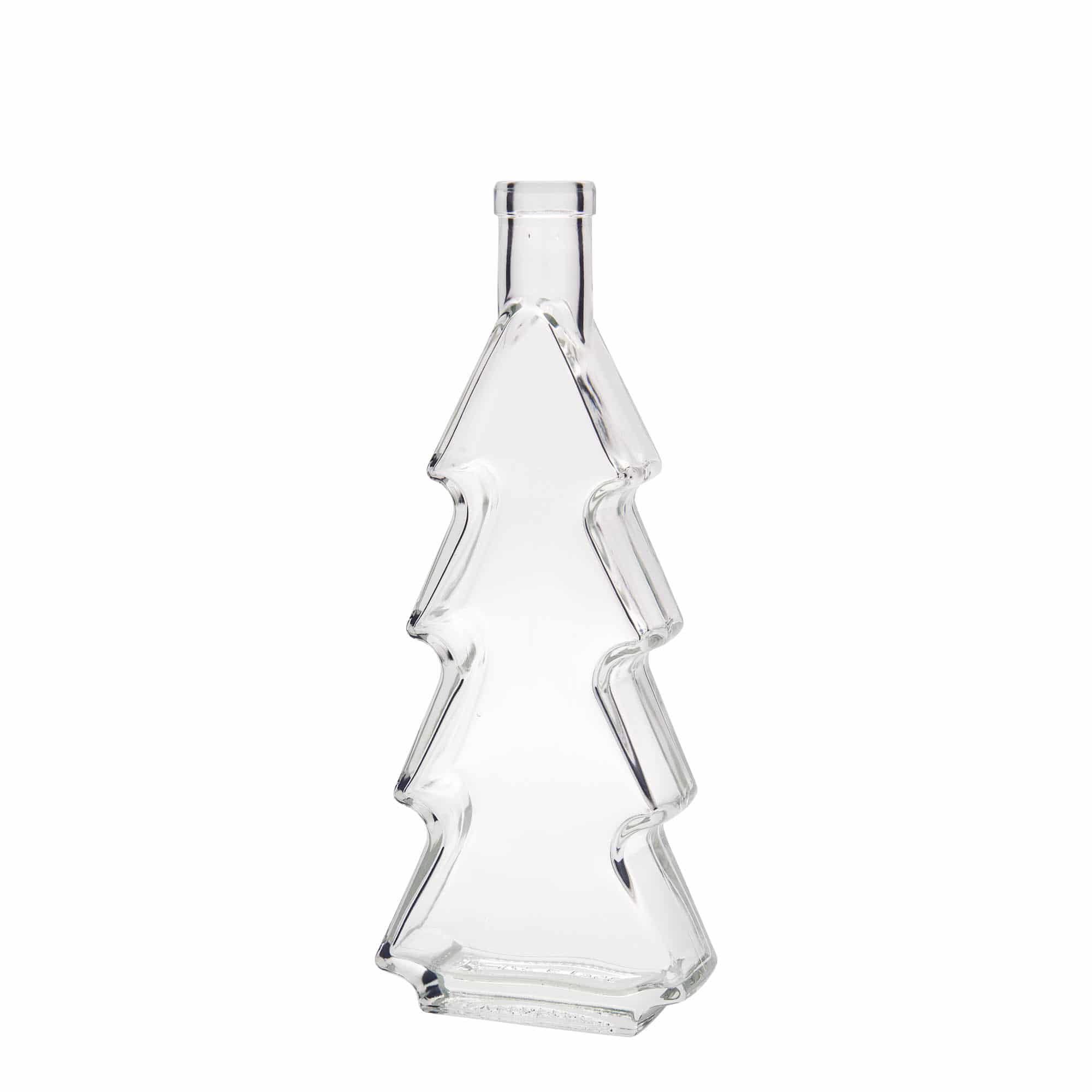 Bottiglia di vetro da 350 ml 'Albero di Natale', bocca: sughero Bottiglia di vetro da 350 ml 'Albero di Natale', bocca: sughero