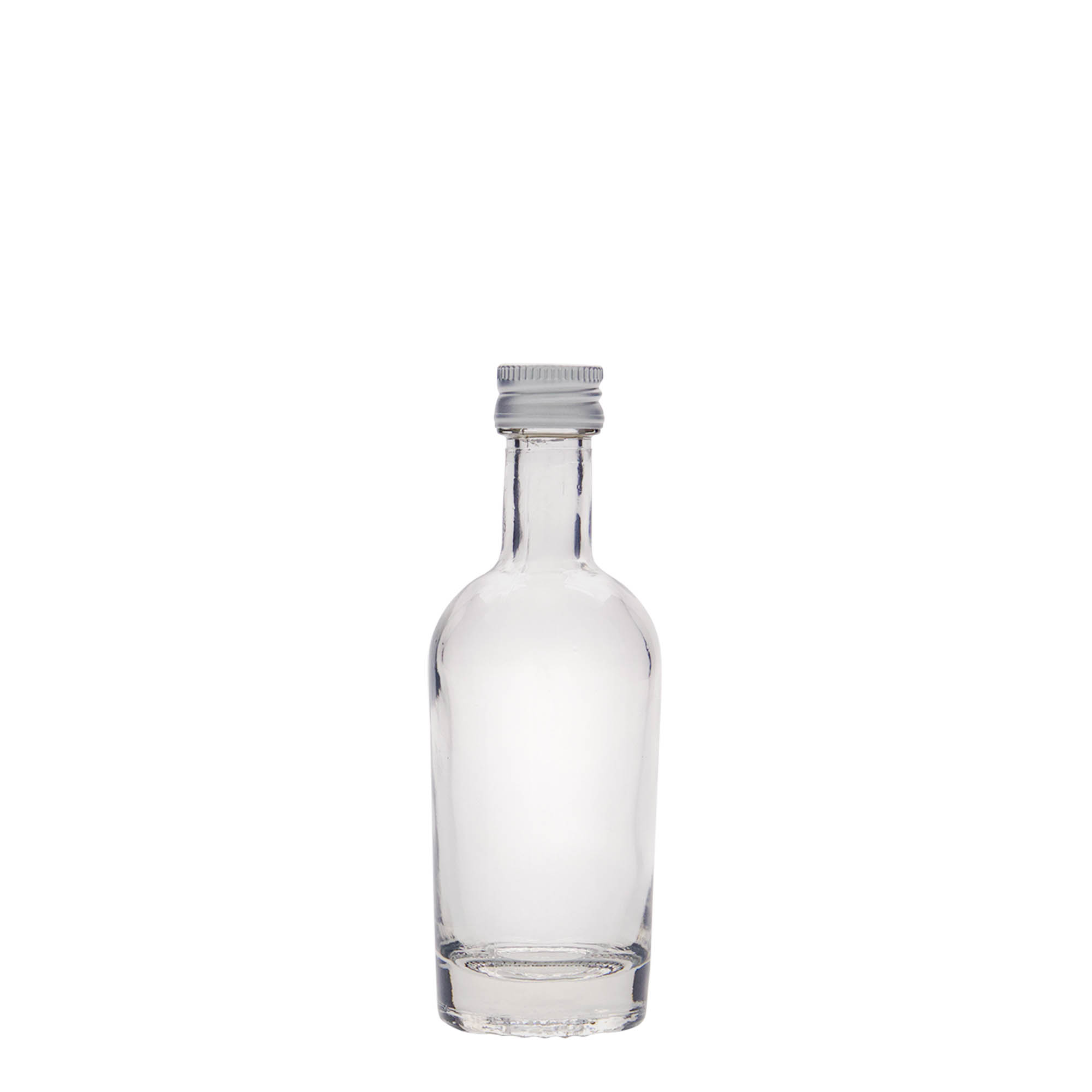 Bottiglia di vetro da 50 ml 'Pepe', bocca: PP 18 Bottiglia di vetro da 50 ml 'Pepe', bocca: PP 18