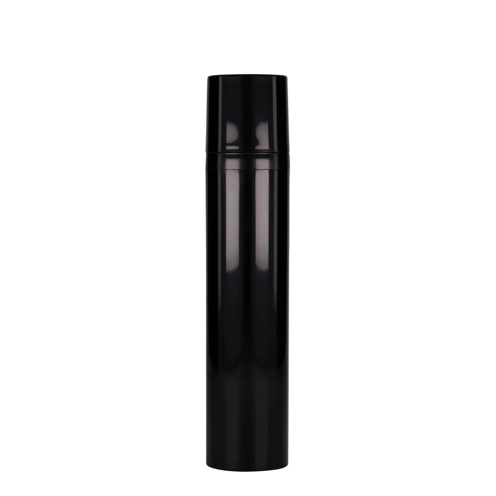 Dispenser Airless 100 ml 'Mezzo', plastica PP, nero