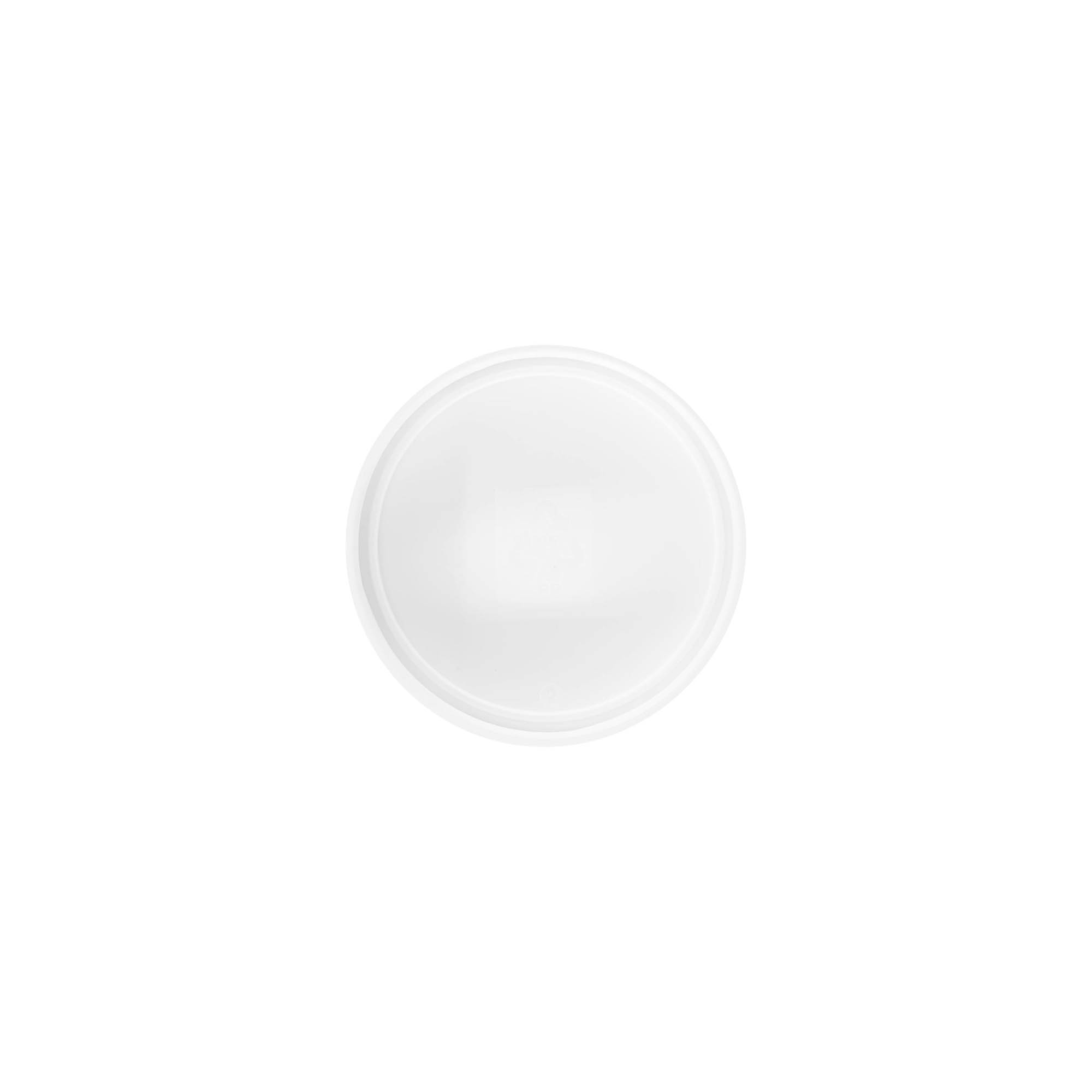 Tappo a vite 'White Line' 60ml, plastica PP, bianco Tappo a vite 'White Line' 60ml, plastica PP, bianco