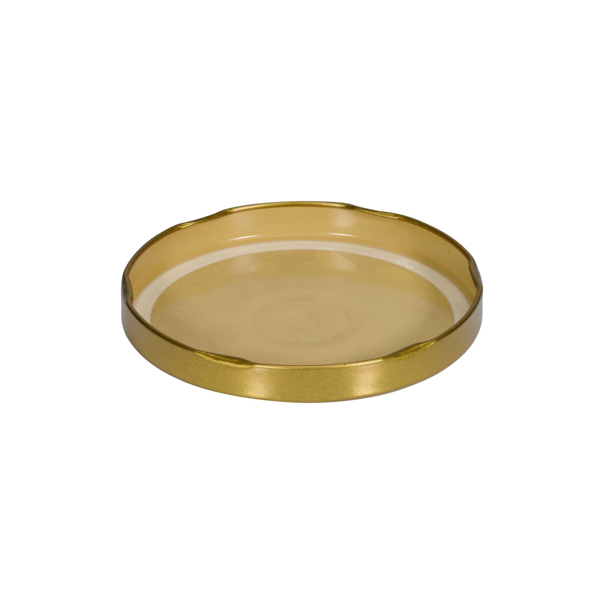 Tappo Twist-Off, lamina bianca, oro, per bocca: TO 100