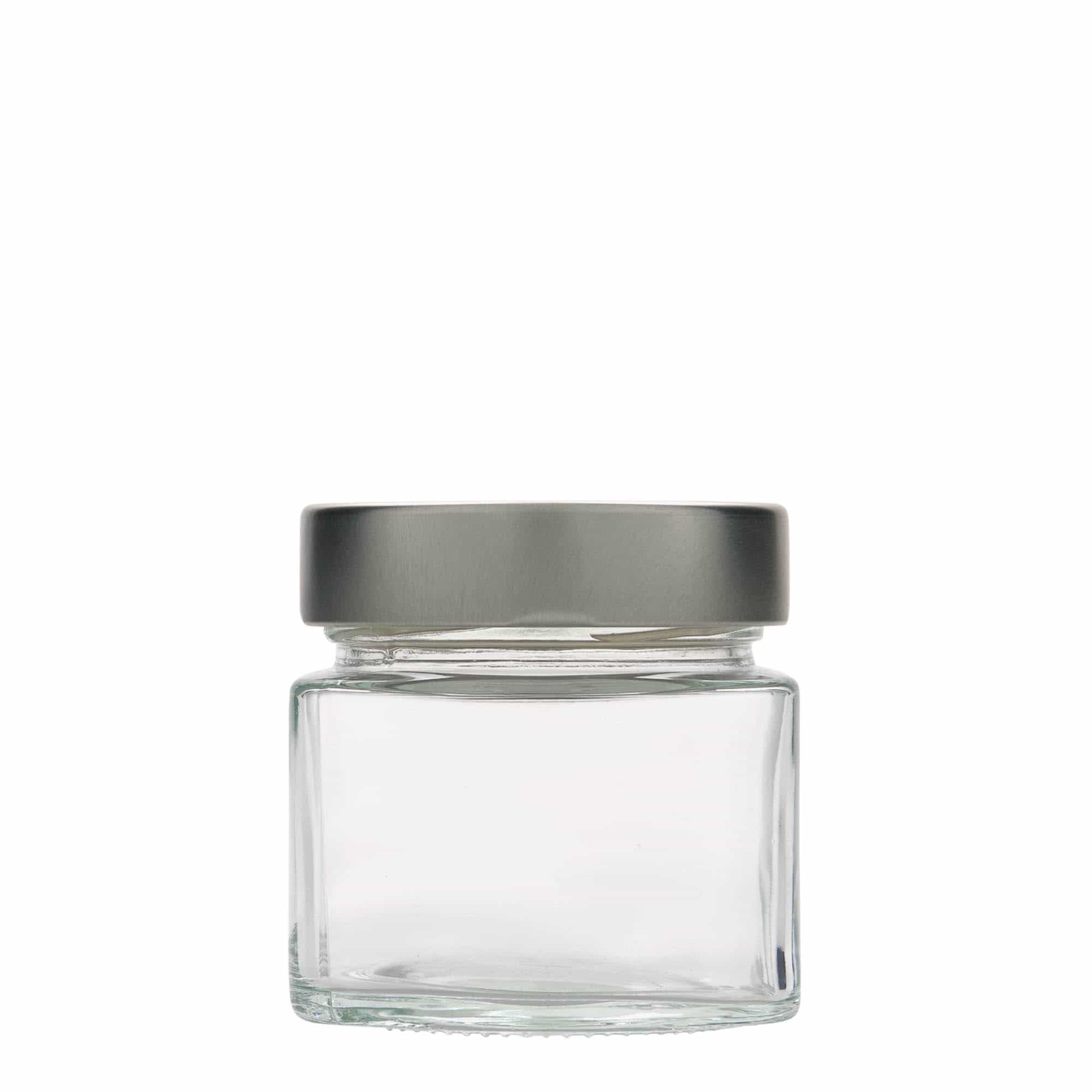 212 ml Vasetto quadrato 'Kimba', vetro, imboccatura: Extra-Twist-Off Deep (EDTO 70)