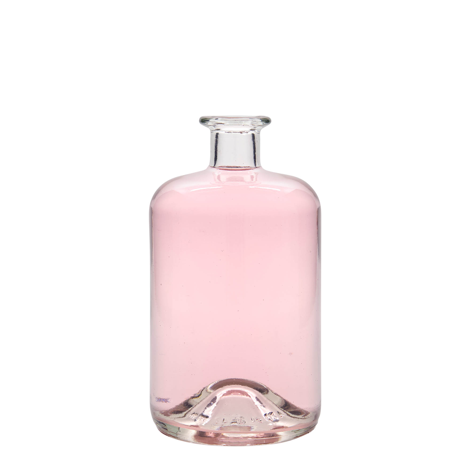 Bottiglia in vetro da 700 ml da farmacista, bocca: tappo di sughero Bottiglia in vetro da 700 ml da farmacista, bocca: tappo di sughero