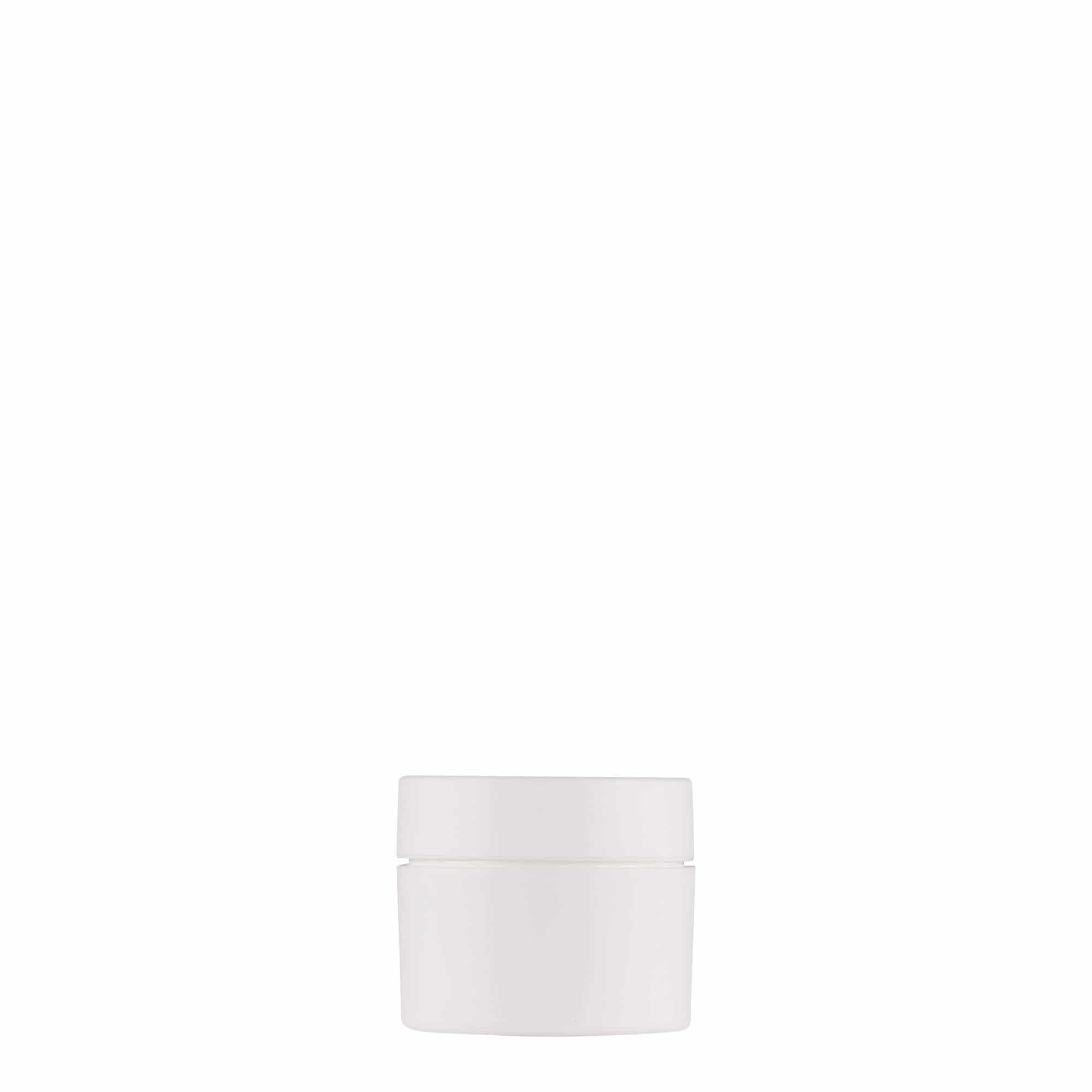 5 ml Contenitore cosmetico 'Antonella', plastica PP, bianco, imboccatura: a vite