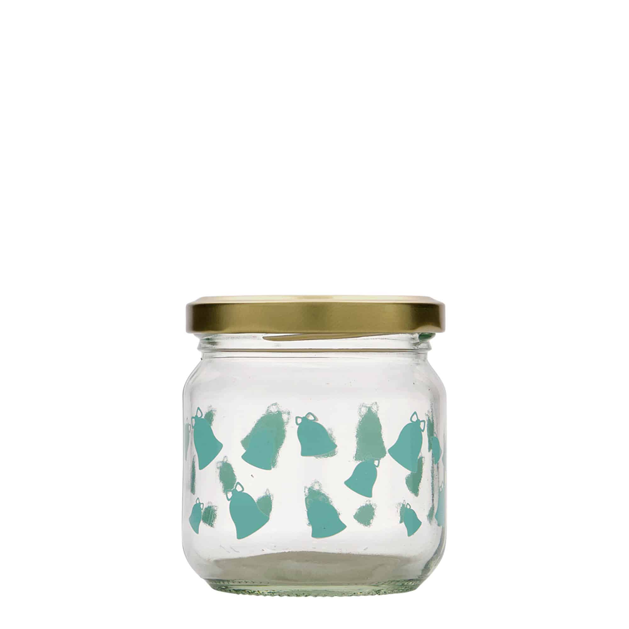 212 ml bicchiere rotondo, motivo: campanello, bocca: Twist-Off (TO 66)